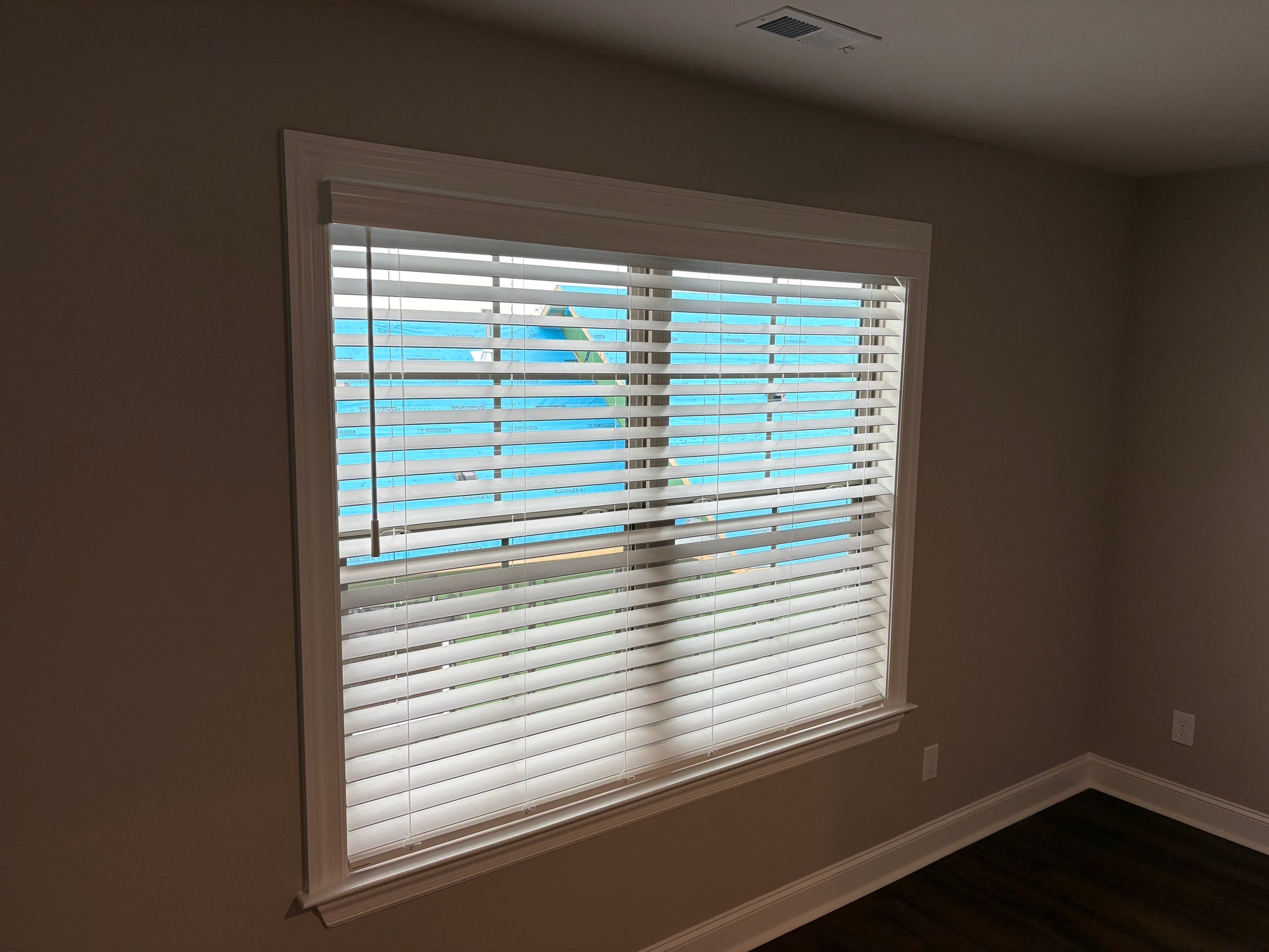 Real and Faux Wood Blinds Project in Madison by Blinds and Borders