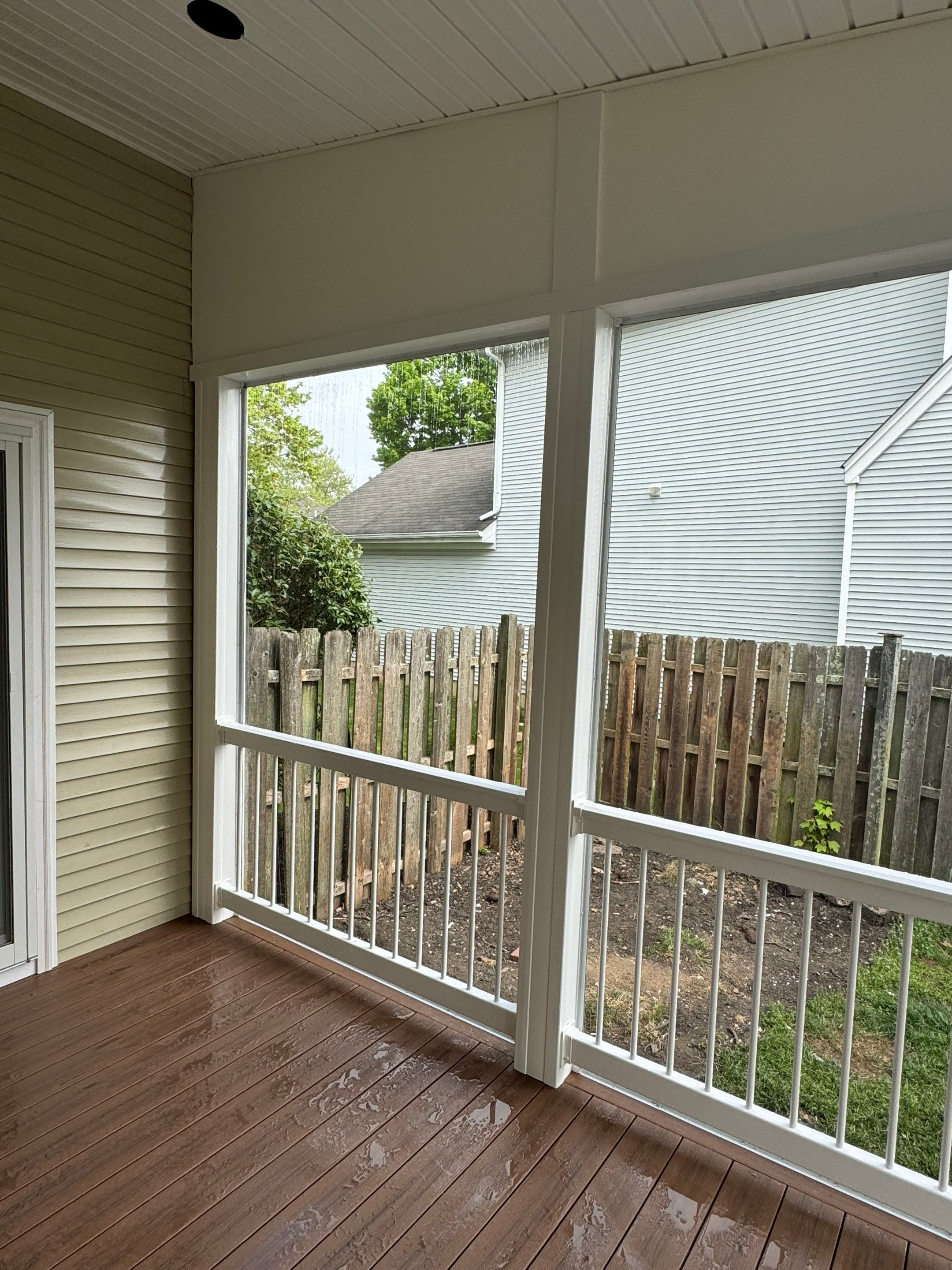New Deck with Screened Porch by deck guardian