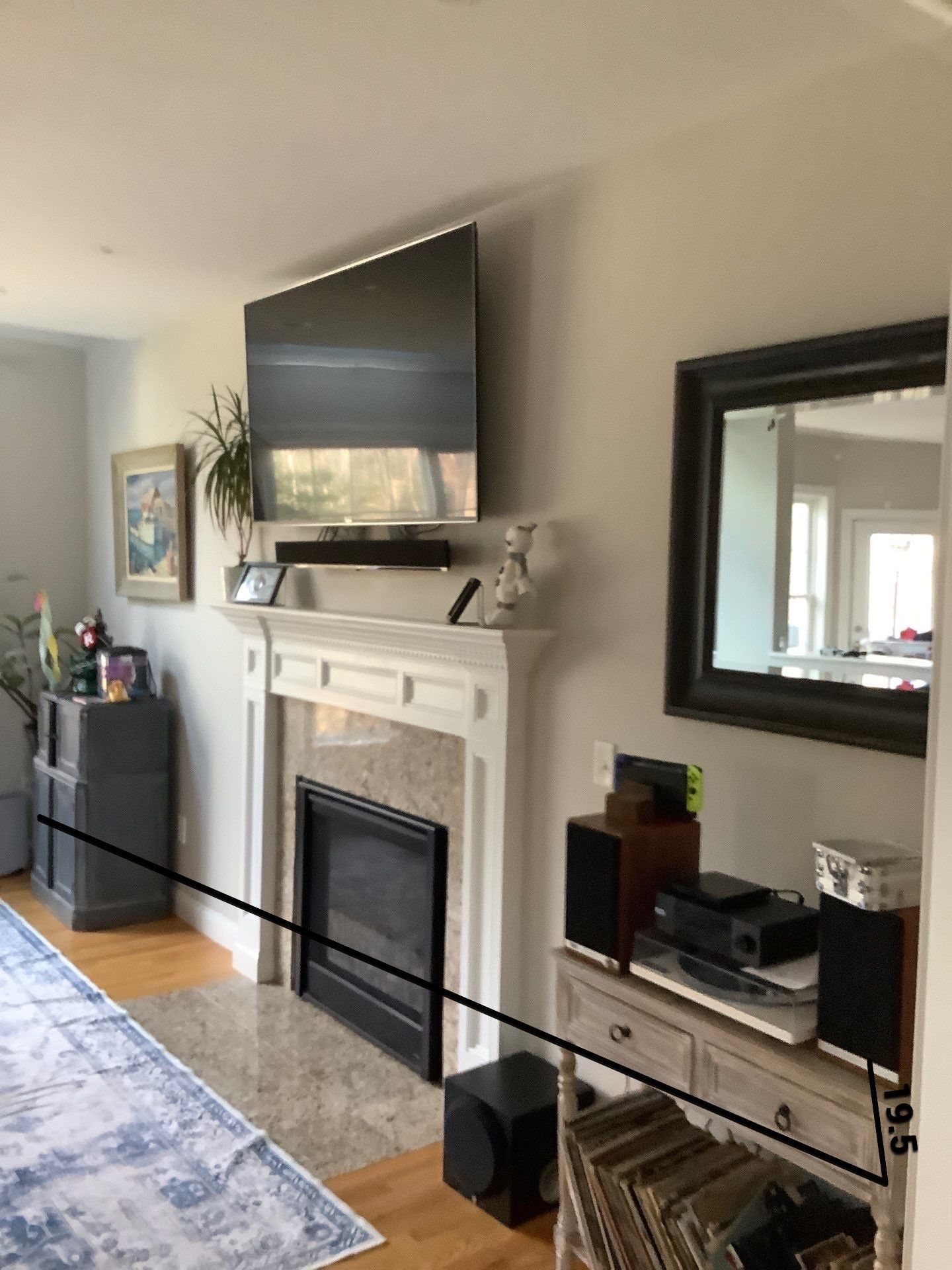 Custom Built-In Cabinetry with Bookshelves by Dennis Moffitt Painting