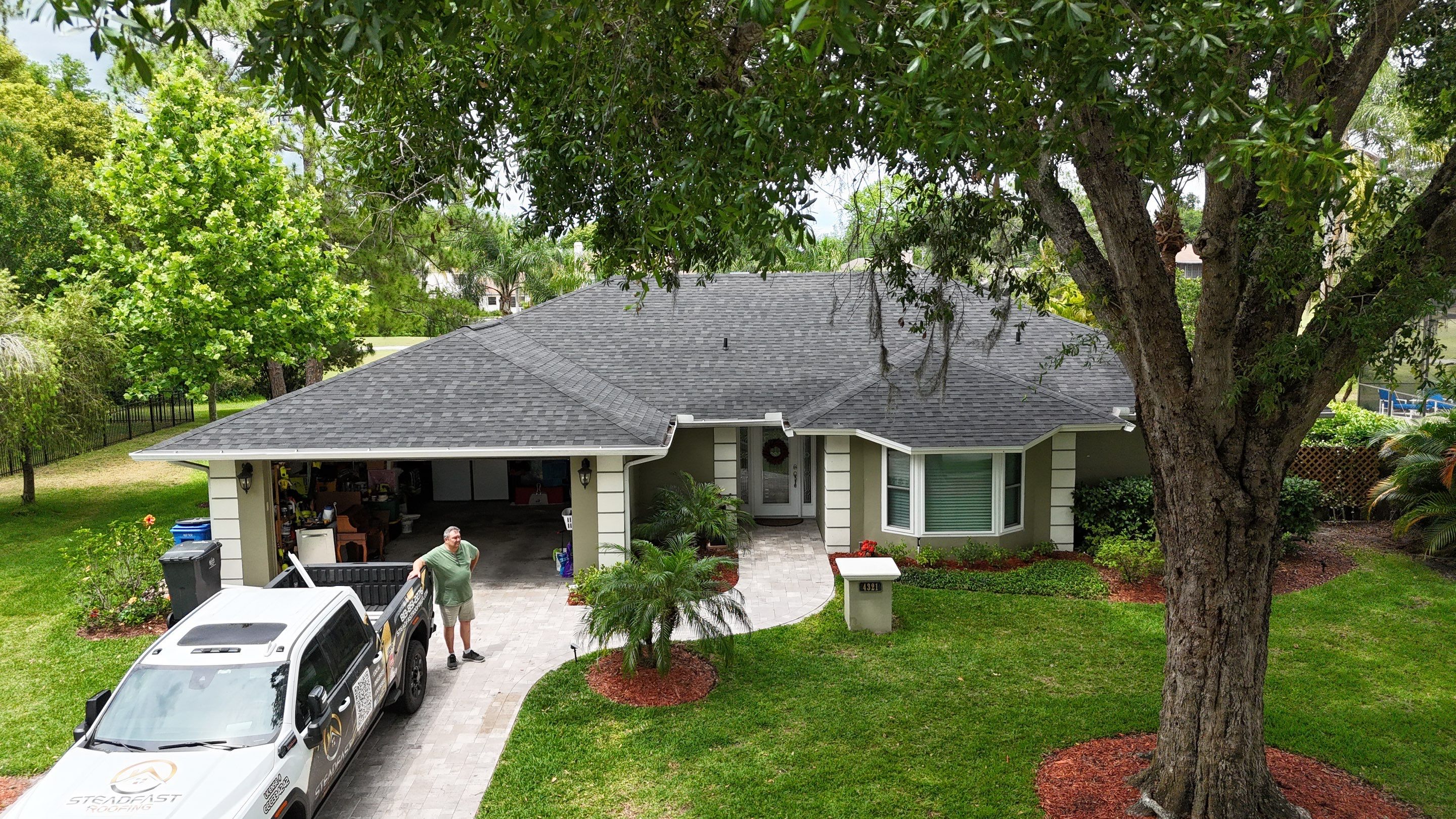 Roof Replacement in Tampa, FL by Steadfast Roofing 