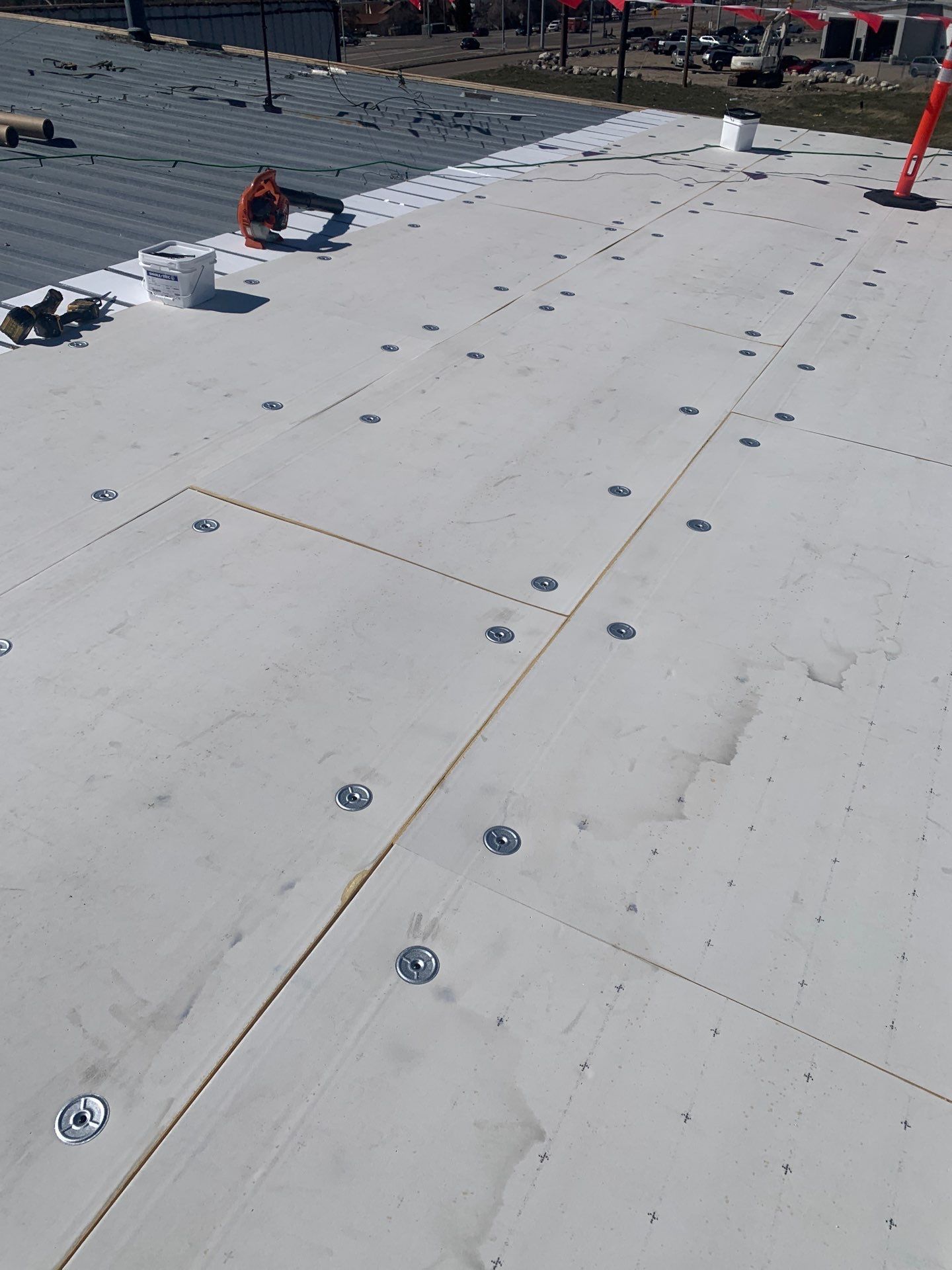Commercial Roofing Installation using GAF TPO by All County Roofing Inc.