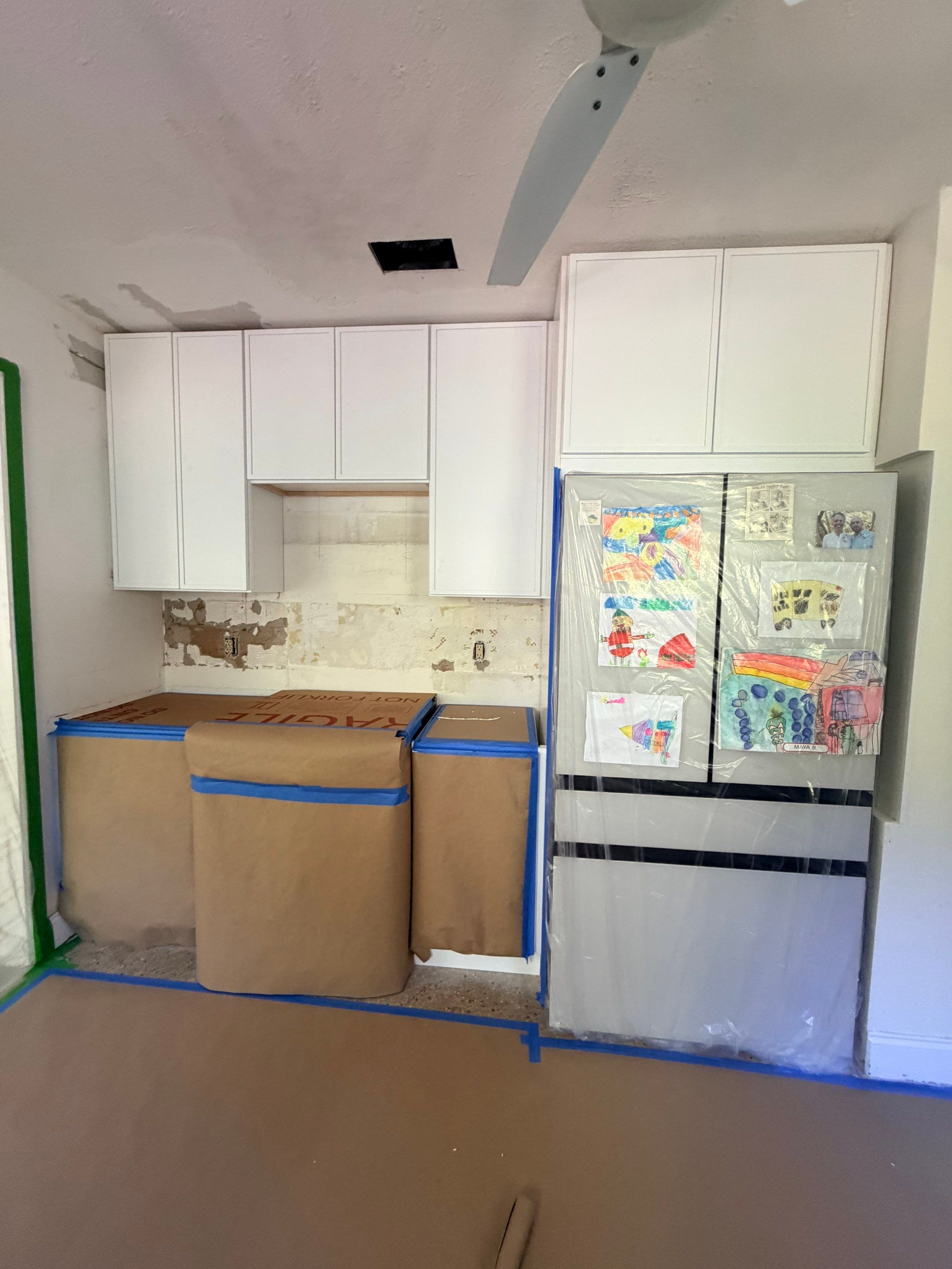Blue Backsplash - Delray Beach by Hevi Tile