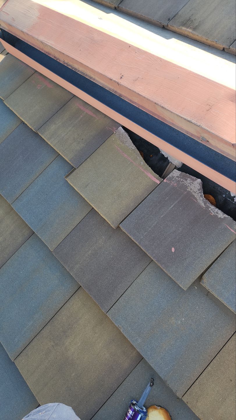 Concrete Tile Roof Repair for Residential Home in Wellington by Aastro Roofing