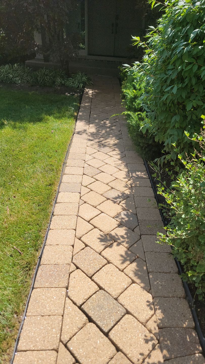 Brick paver clean, sand and seal.  using Surebond SB-1300 by Northern Power Washing LLC.