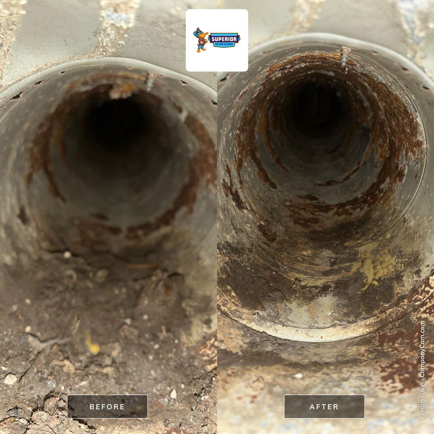 Air Duct Cleaning With a Vacuum Truck in Ellwood City, PA by Superior Air Duct Cleaning