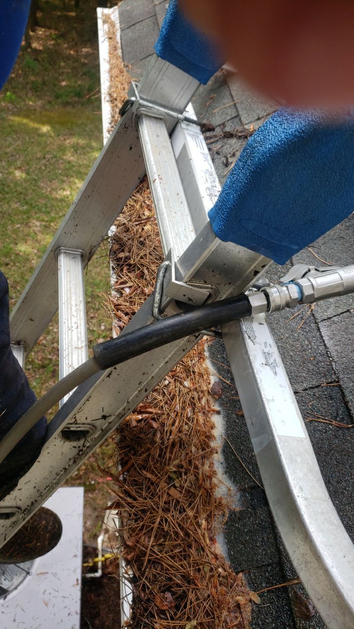 House Wash using cleaner by Power Wash Masters LLC