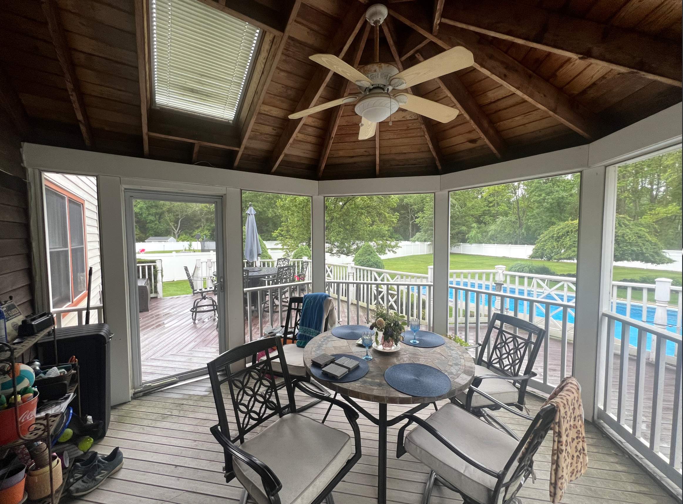 Deck Resurface and screen room remodel in Freehold Township by deck guardian