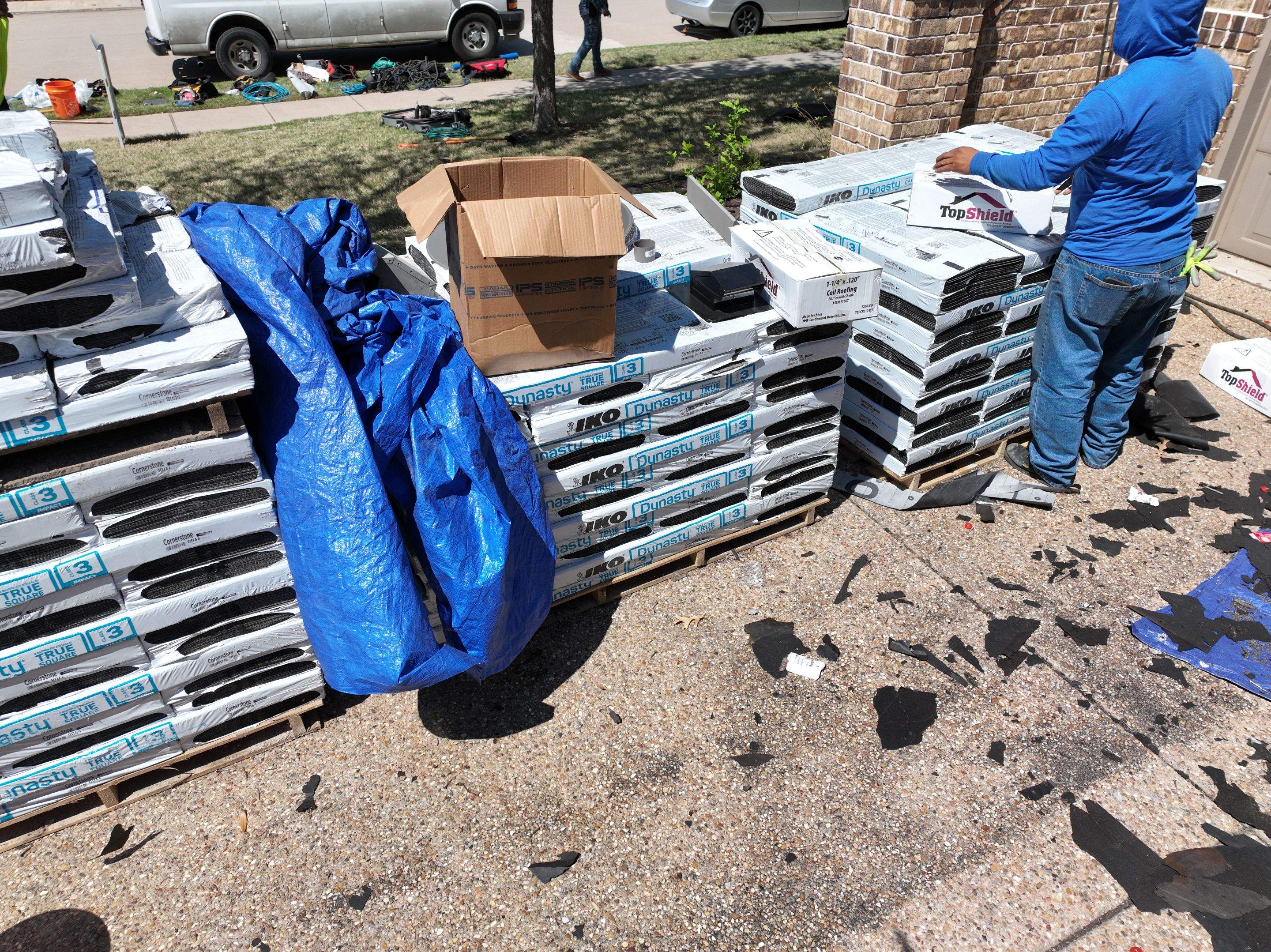Residential Roofing Installation using Iko Dynasty by Becker Roofing and Exteriors