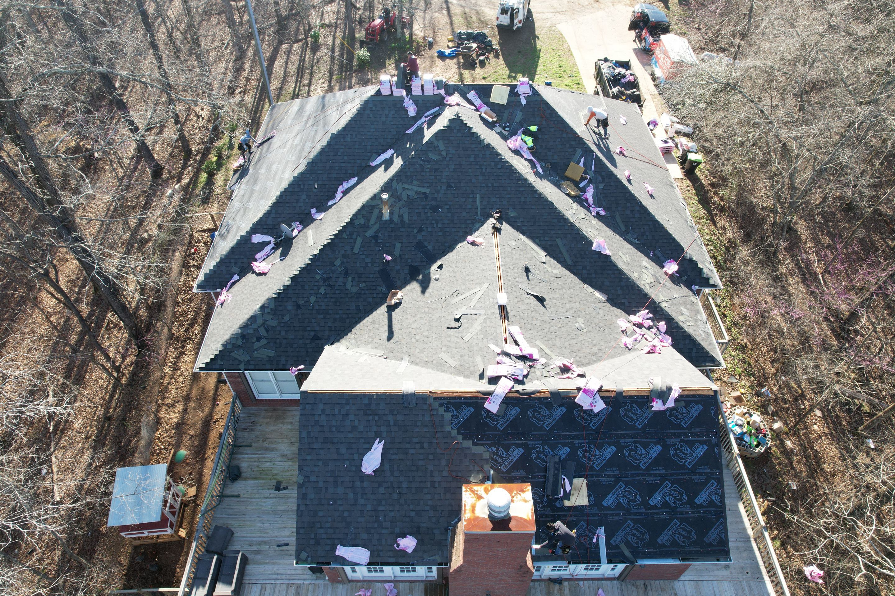 Residential Roofing Installation using Owens Corning by Inspector Roofing and Restoration