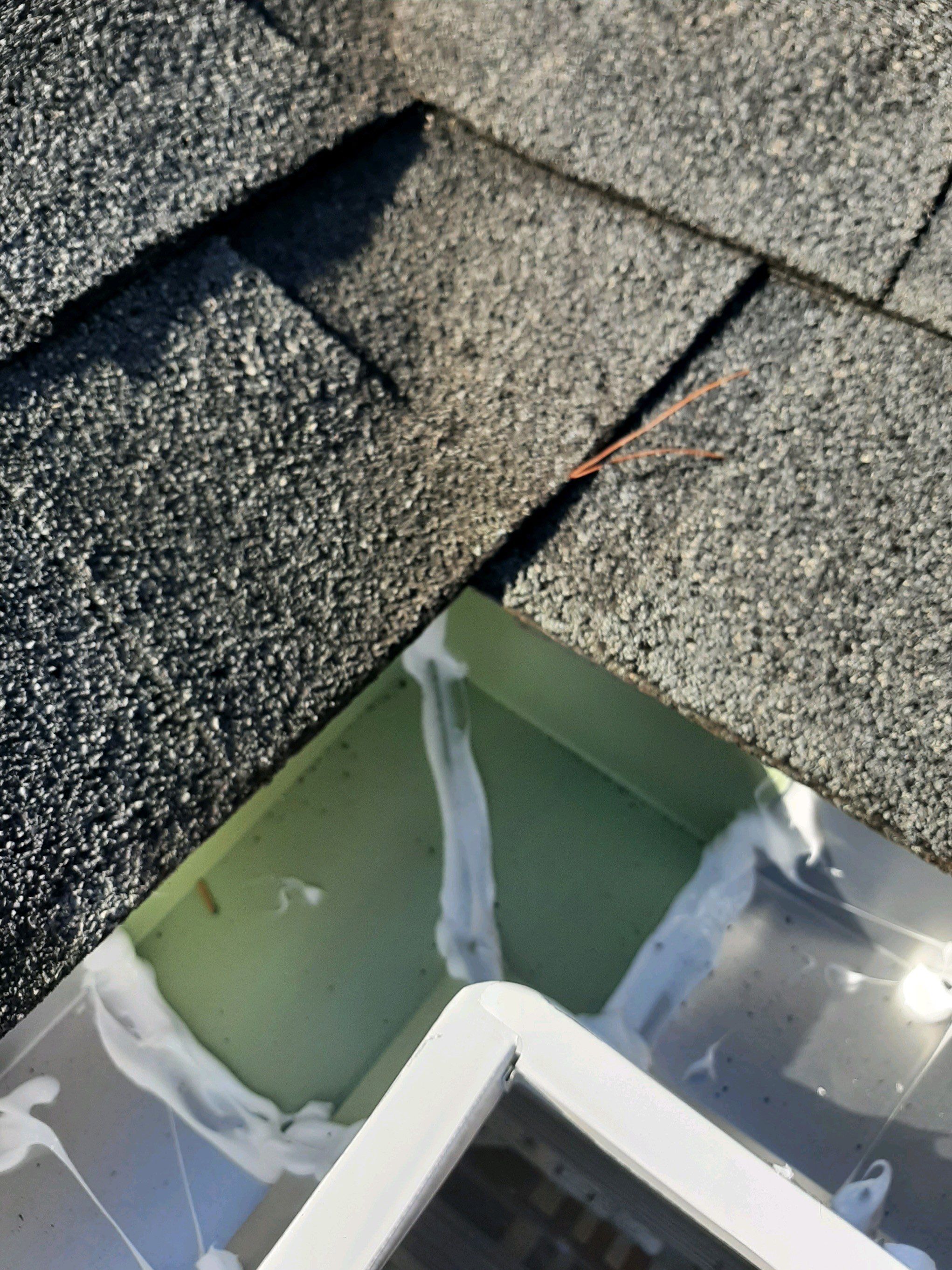 Gutter Installation using White K-Style Seamless Gutters by Gutter Professors
