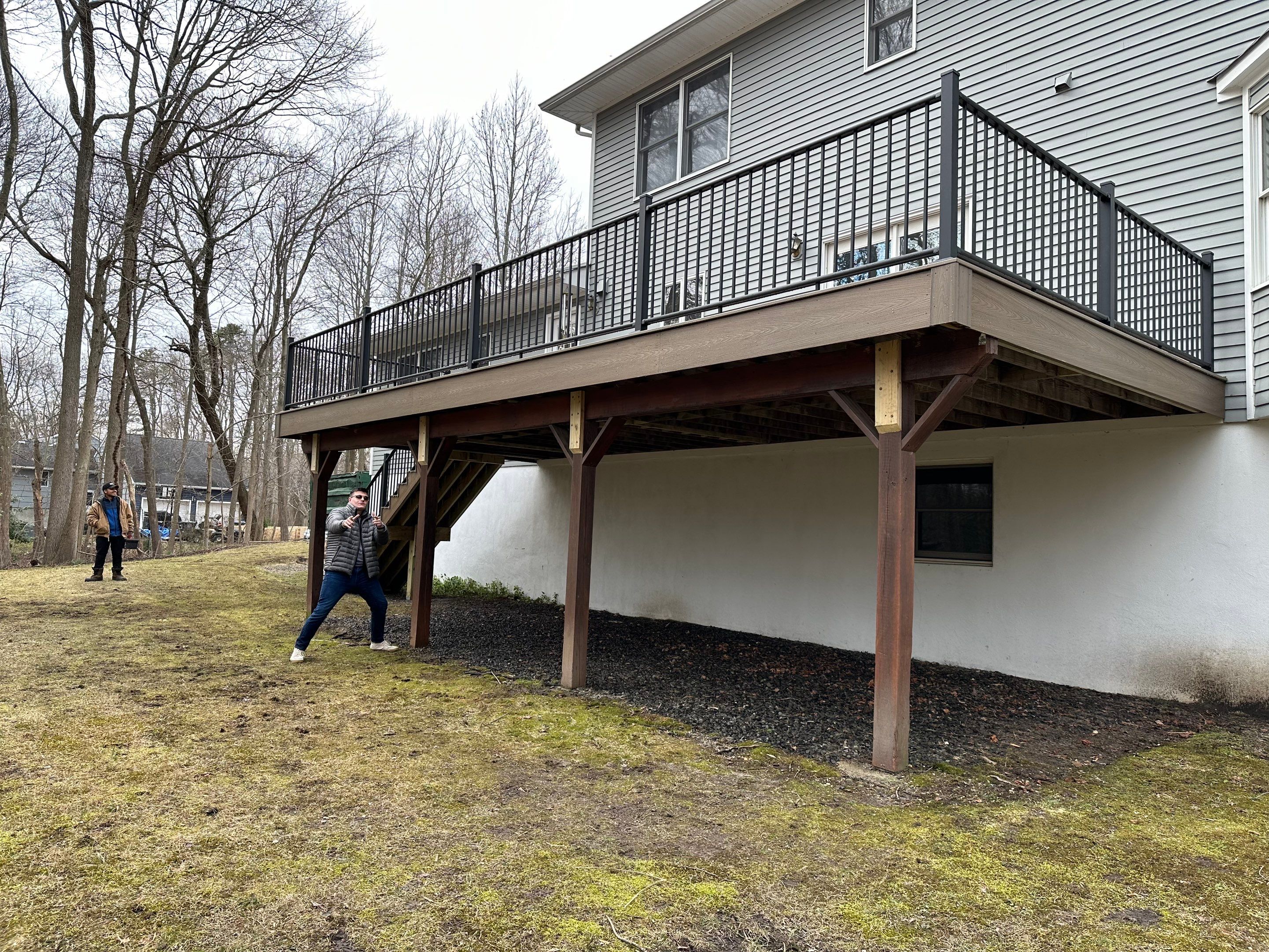 Deck Resurface in wall nj by deck guardian