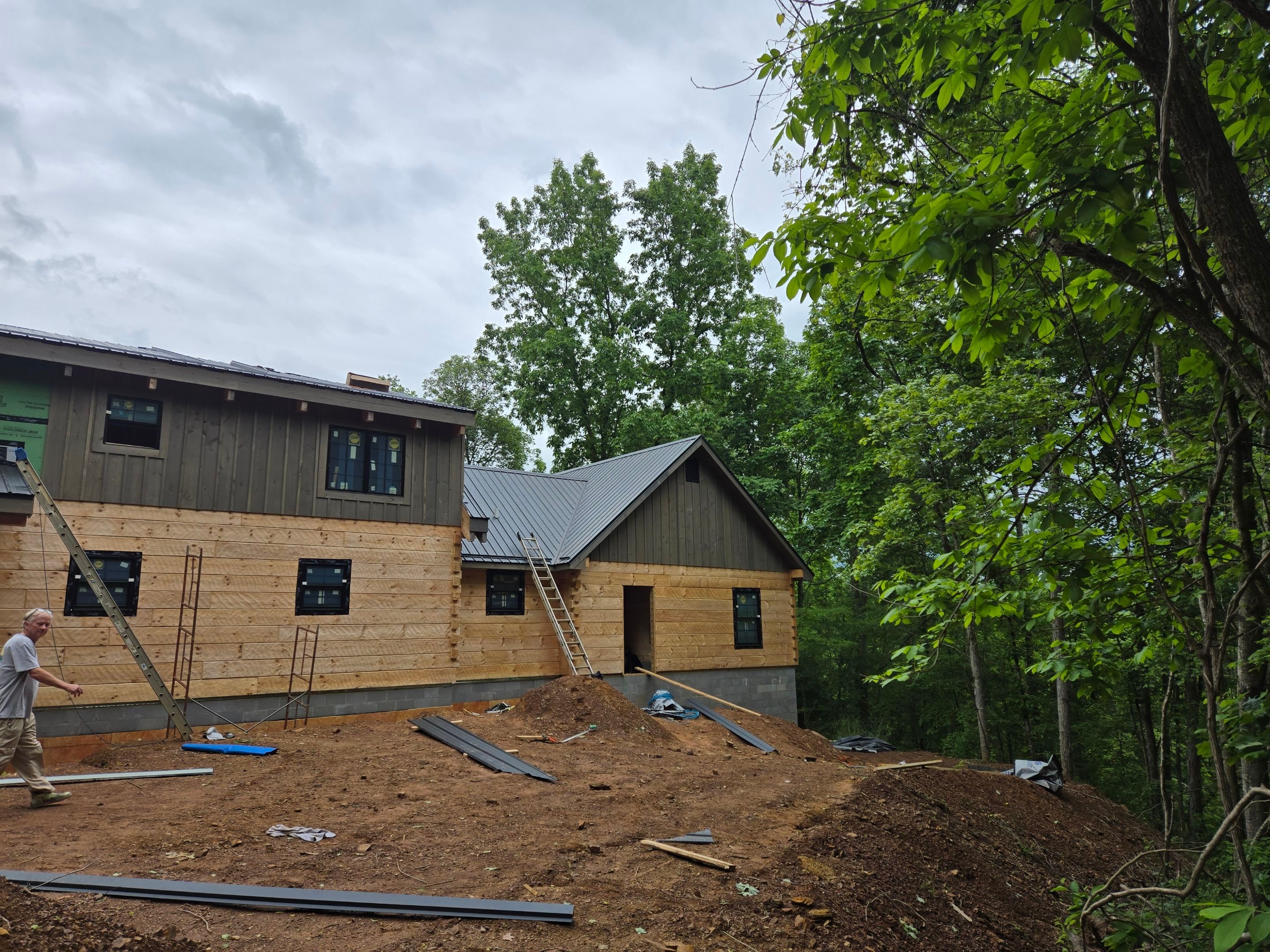 Textured Black AG Panel by Omnia Roofing