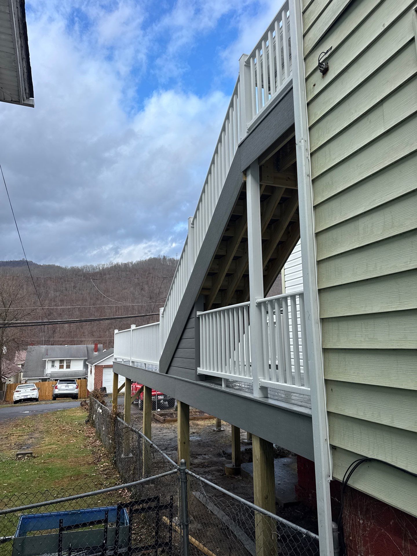 TimberTech Composite Deck and Vinyl Railing Replacement in Hinton by Walnut Hollow Decks & Outdoor Living