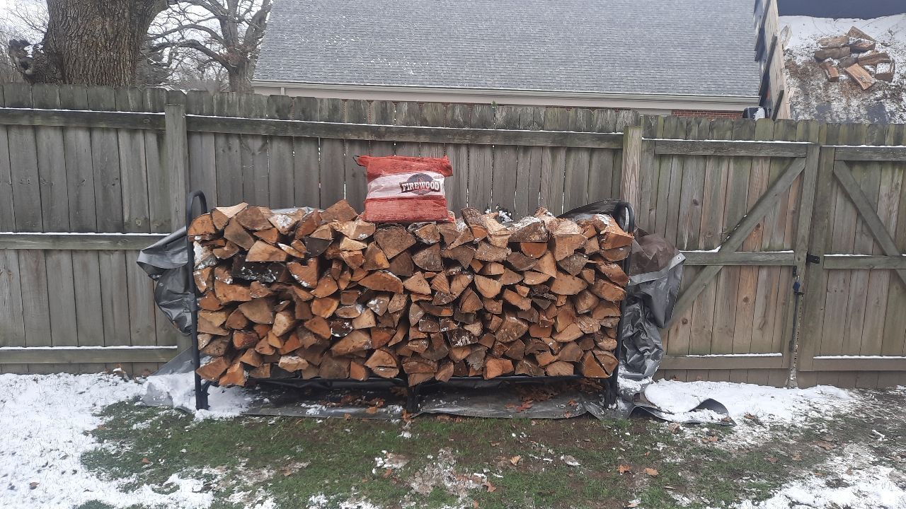 Firewood Delivery  using Seasoned Firewood by Mike Jones & Sons Tree Service LLC 