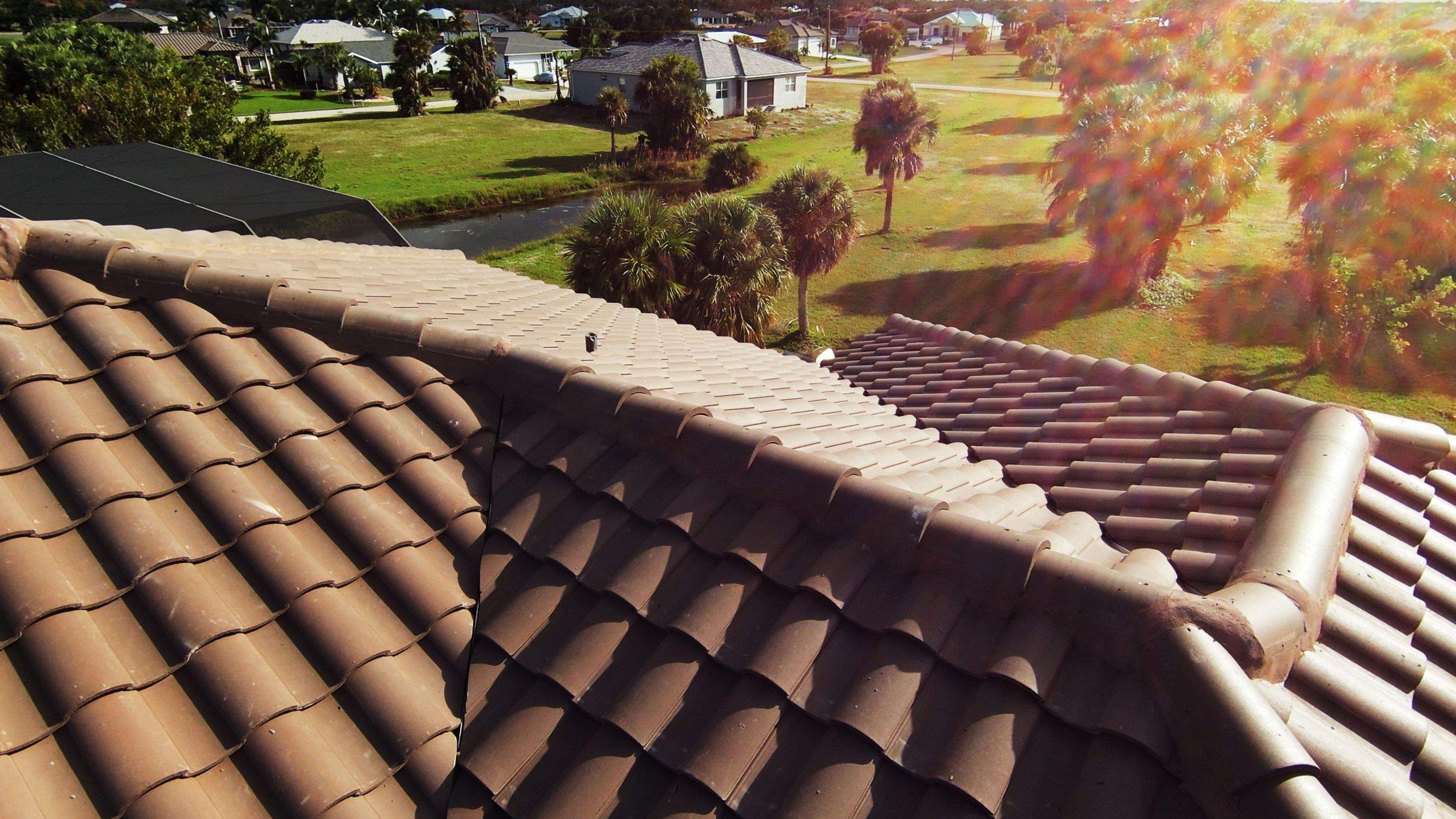 Punta Gorda Concrete Tile Roof Replacement by Four Peaks Roofing