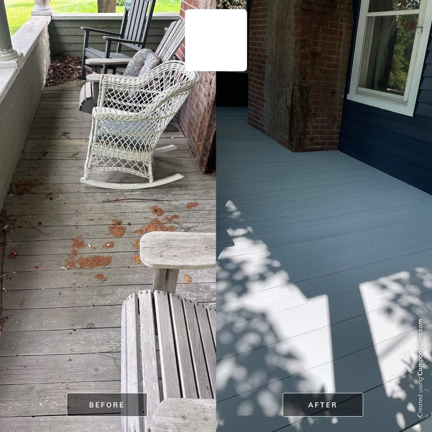 Full Exterior Residential Painting and Porch Refinishing in Augusta by Picture Perfect Pro Painting