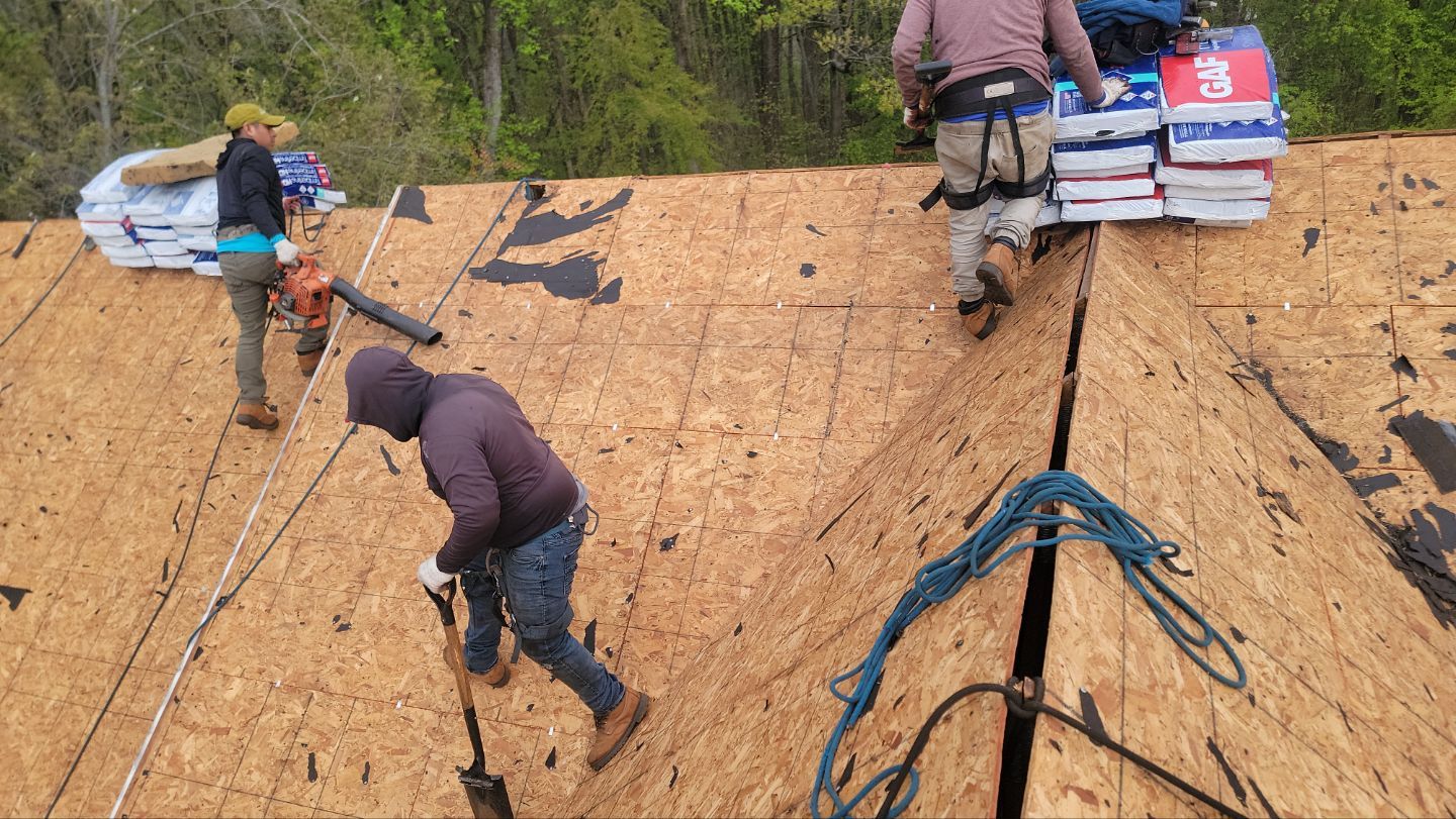 Roof Installation using GAF Timberline HDZ by ExteriorPros