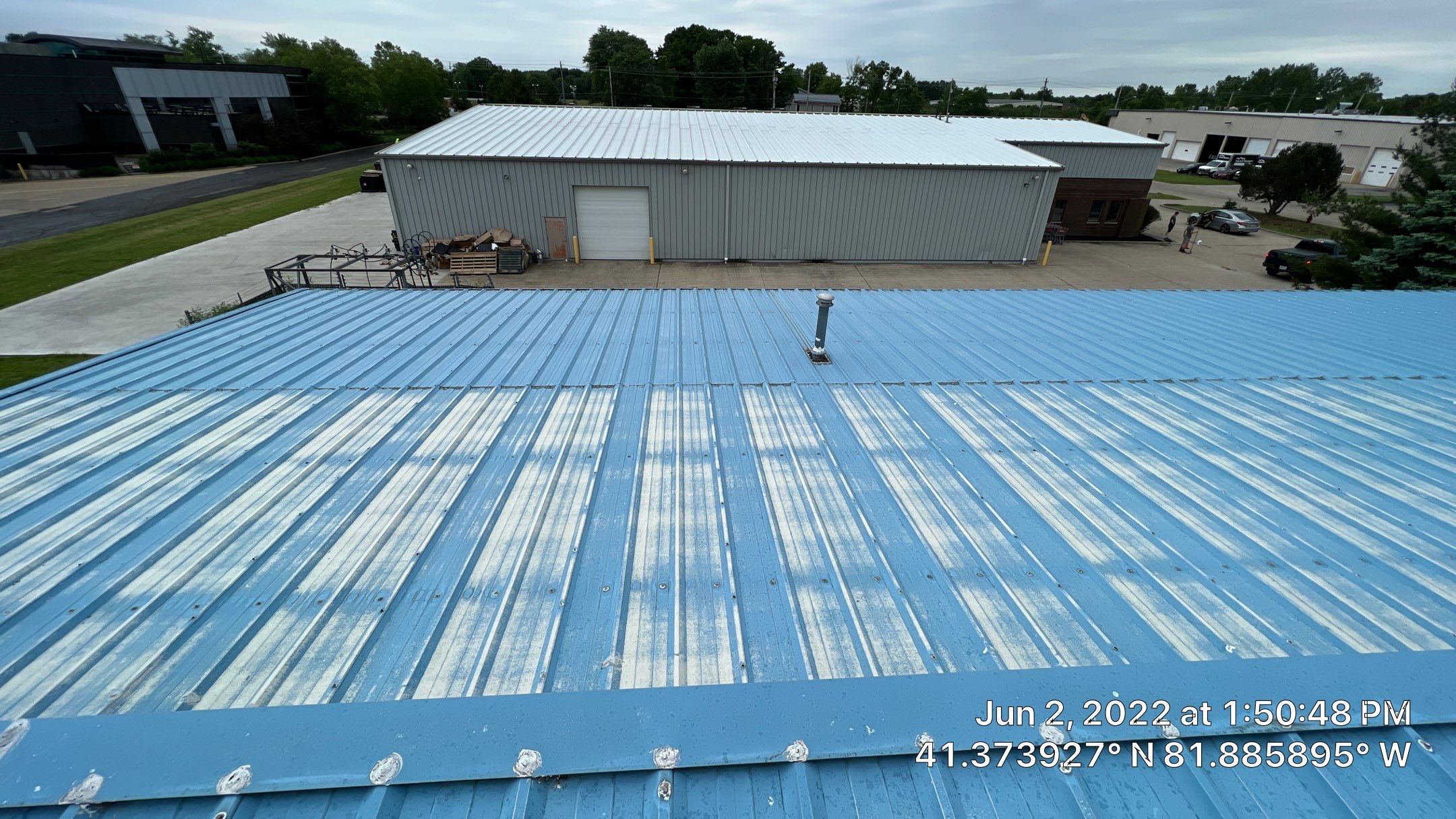 Berea Ohio Metal Roof Coating by Gold Star Roofing LLC 