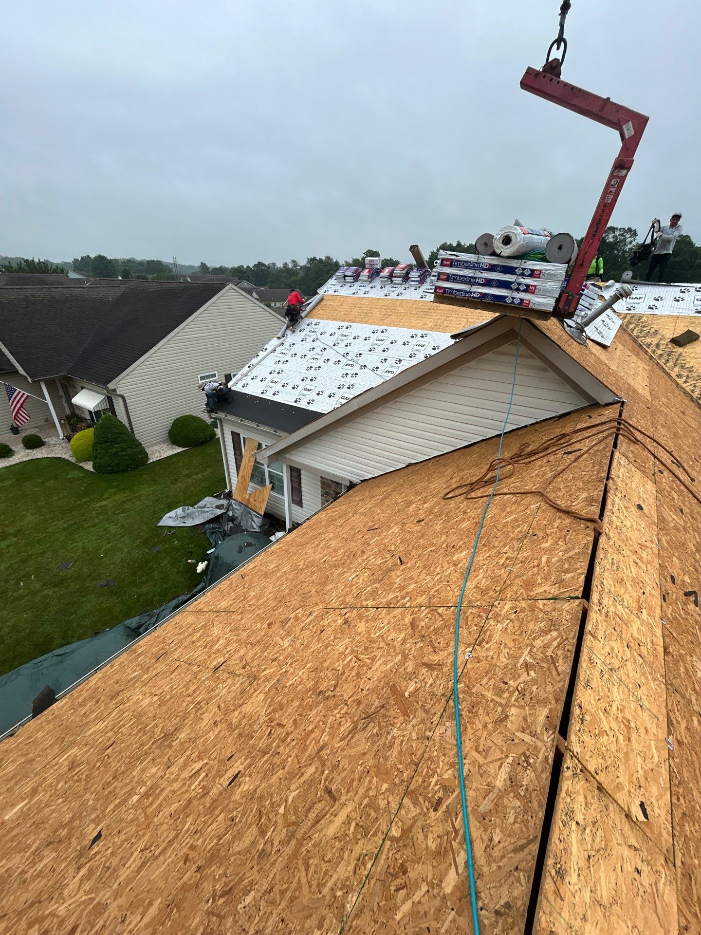 Gaf / Hdz Roof Installation- Shakewood by Teflon Roofing