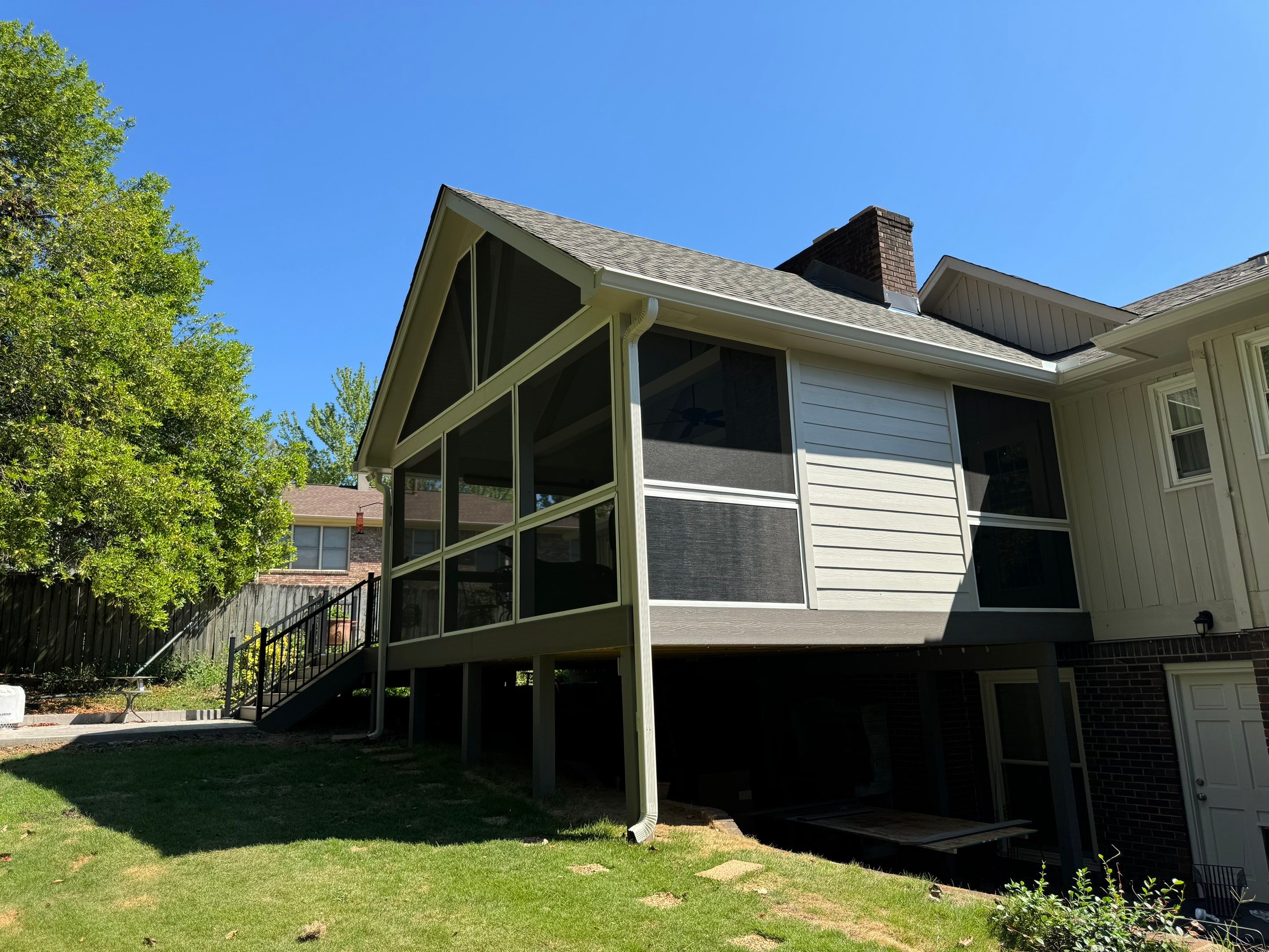 Burntleaf - Screen Porch by Pillar and Pine