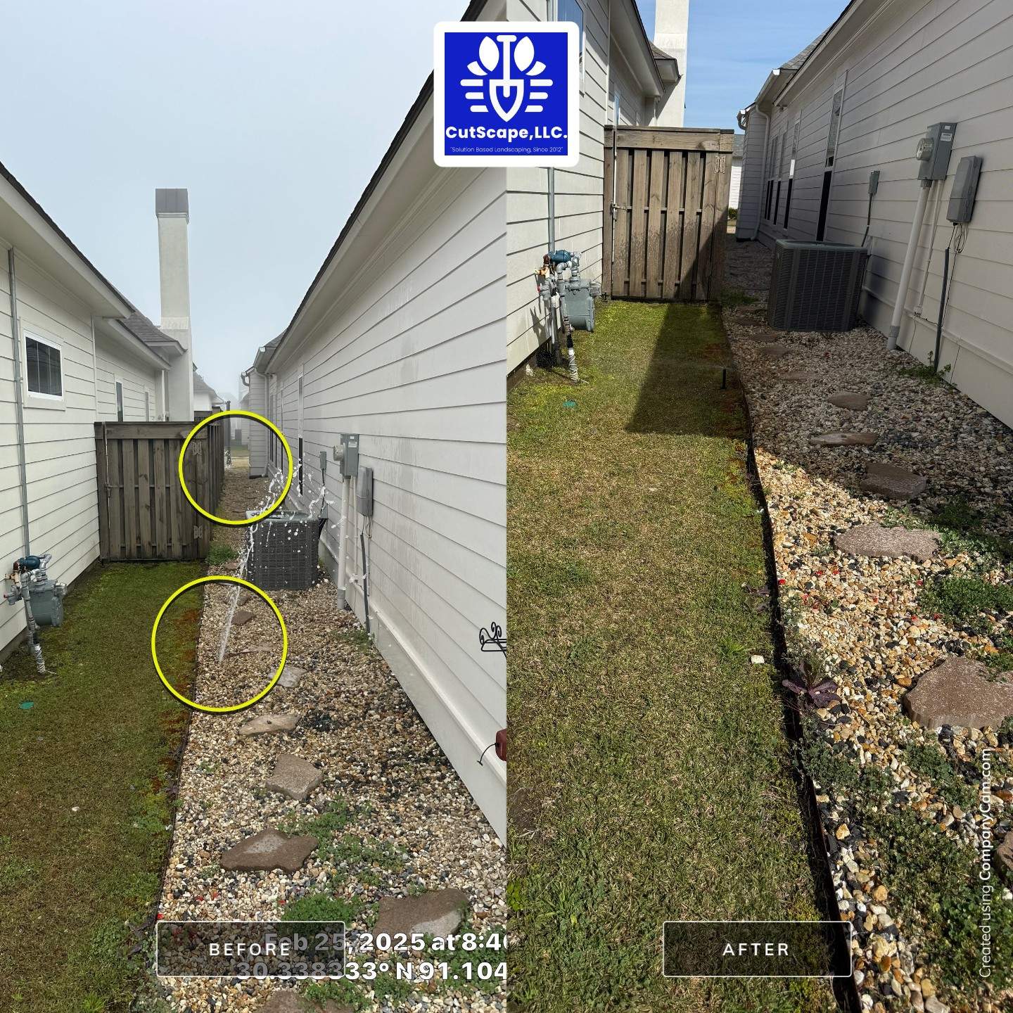 IRRIGATION: -Start up -Shutdown -Install -Repair -Replace using IRRIGSAITON: Materials by CutScape, LLC.