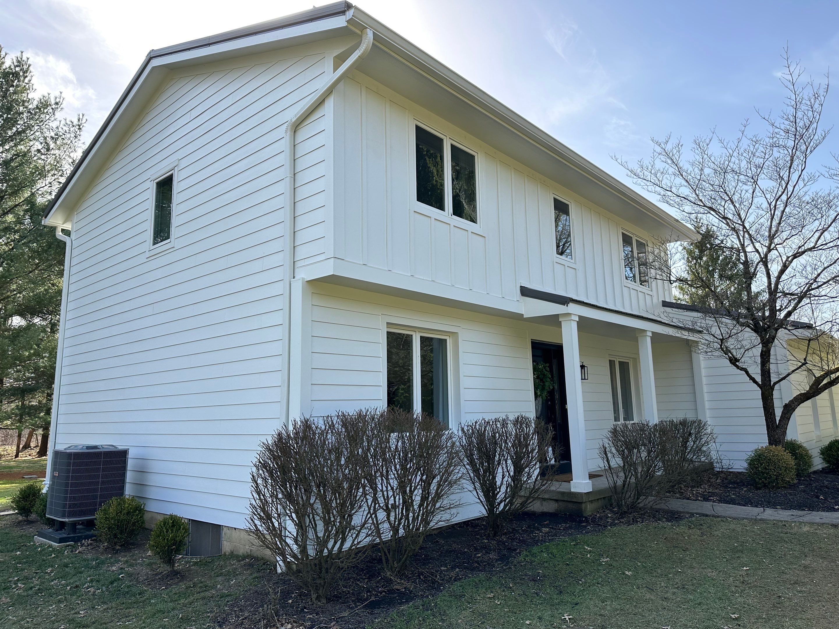 James Hardie Siding installation in New Albany by Best Exteriors Inc