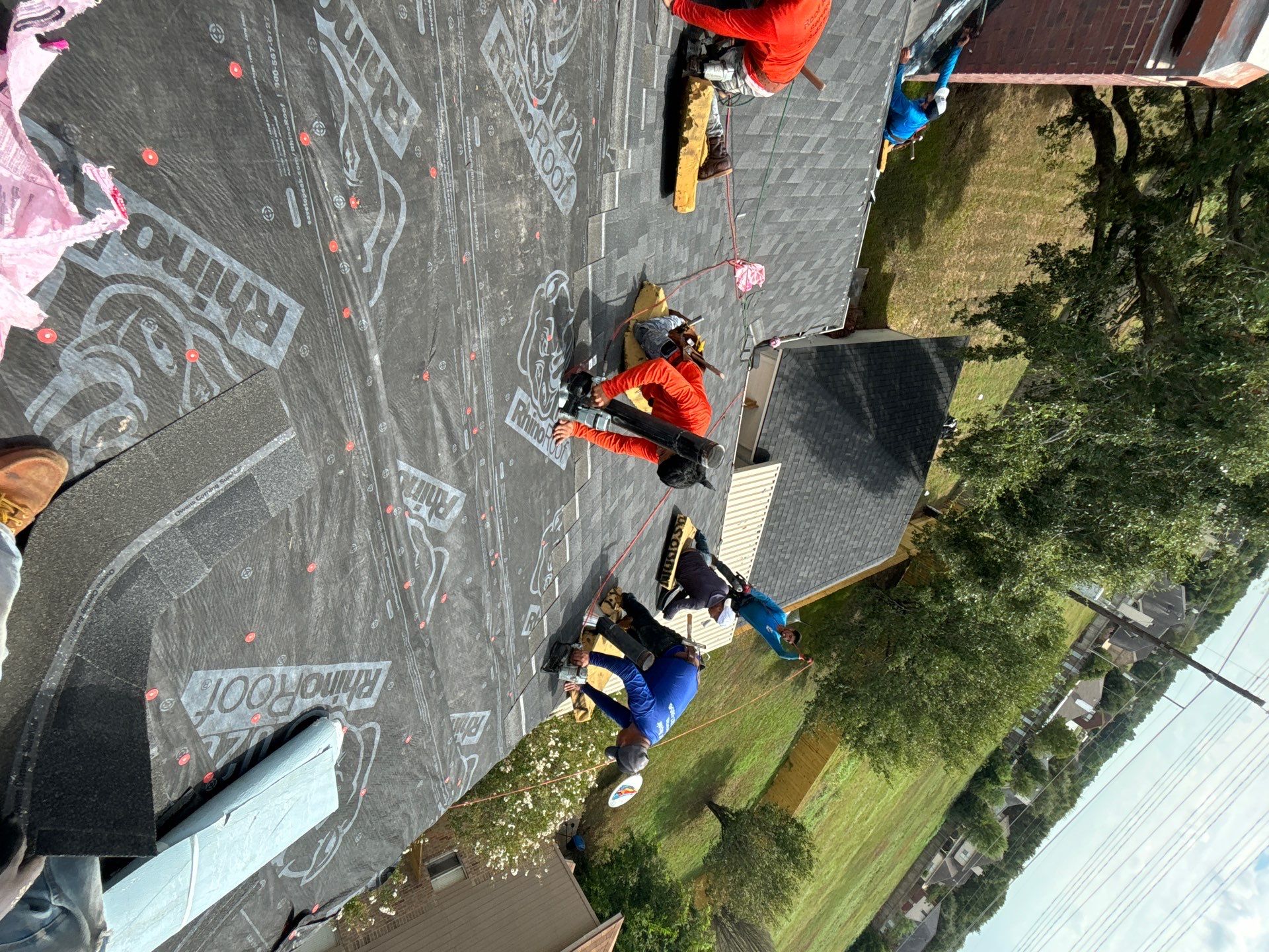 Residential Roofing Installation using Owen's Corning Duration (Lifetime) Shingles by Roof Repair Company