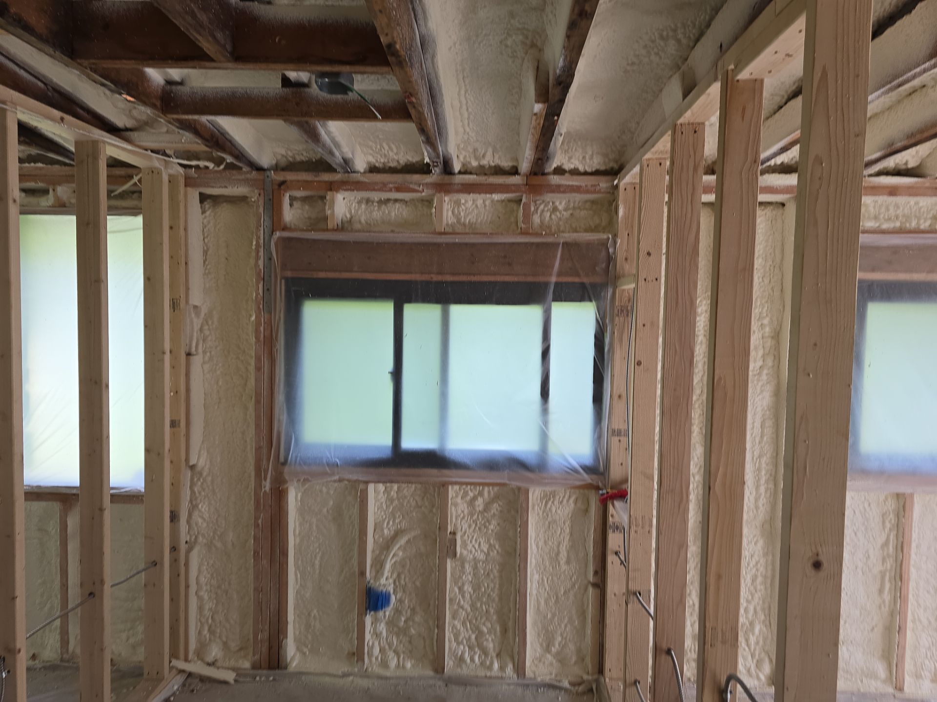 Attic Insulation using Closed Cell Spray Foam by NYS Foam & Energy