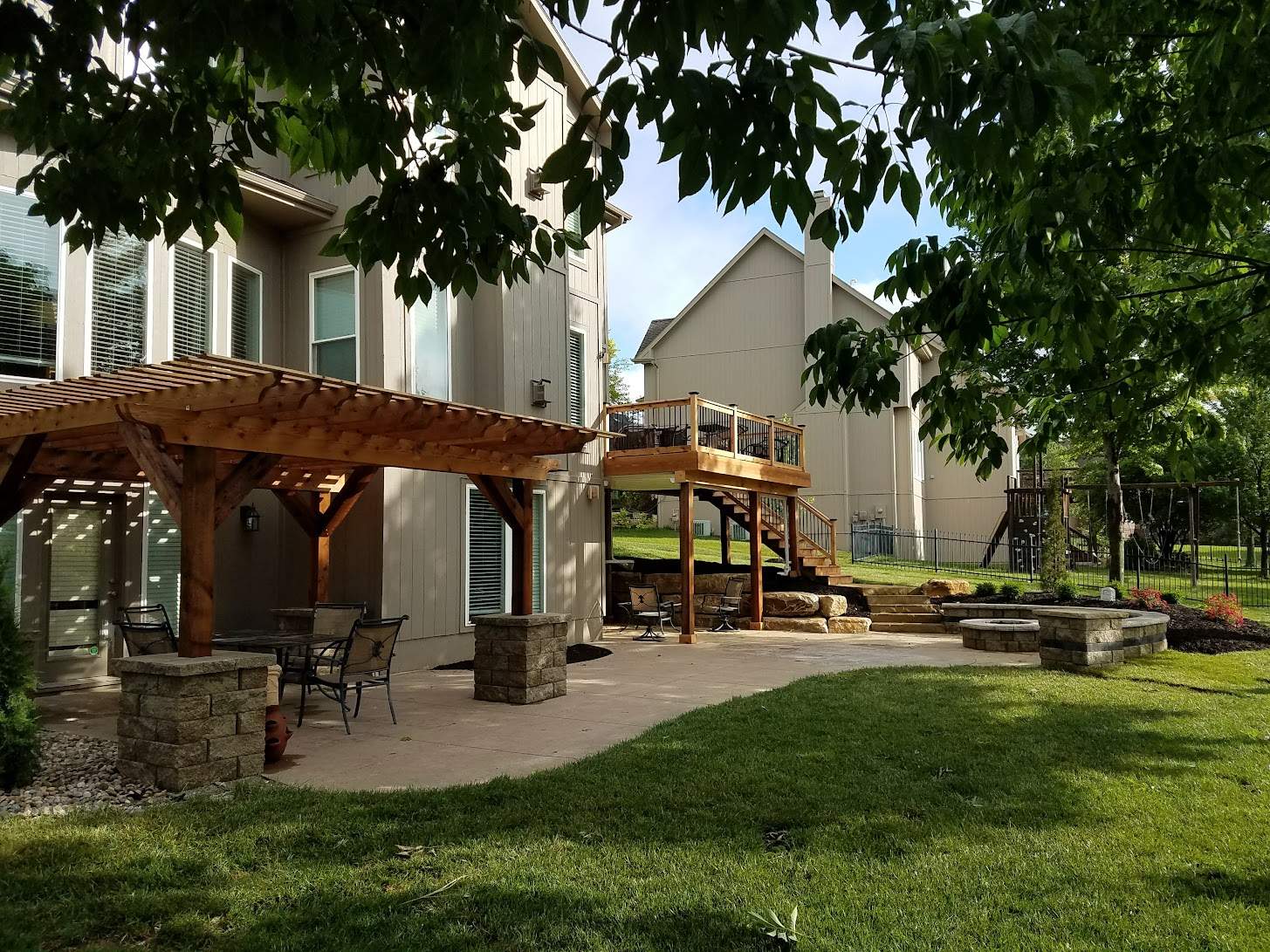 4 New Outdoor Living Areas by LAND ESCAPES LLC