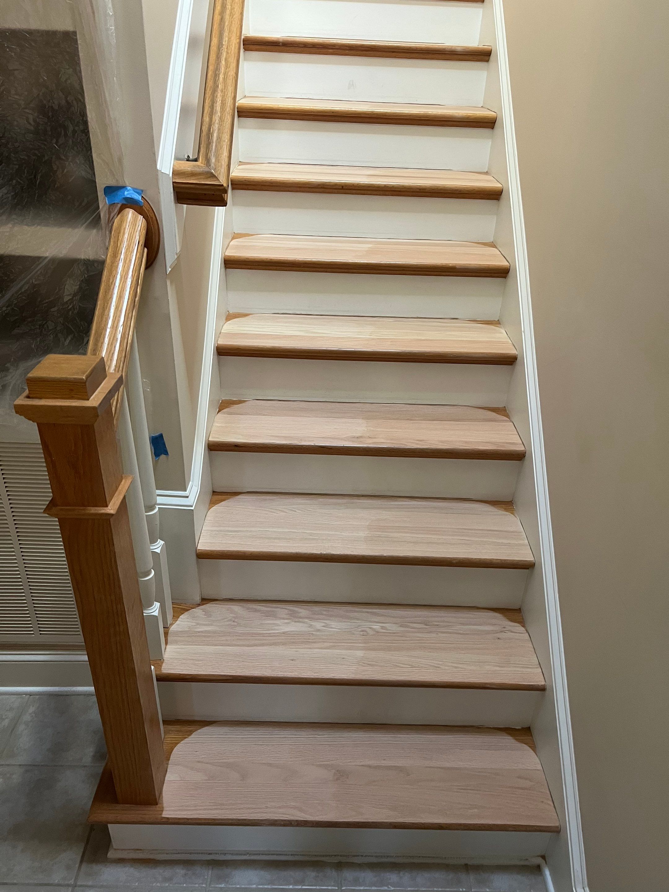 A beautiful refinishing project in The Oaks, Chapel Hill by Accent Custom Floors