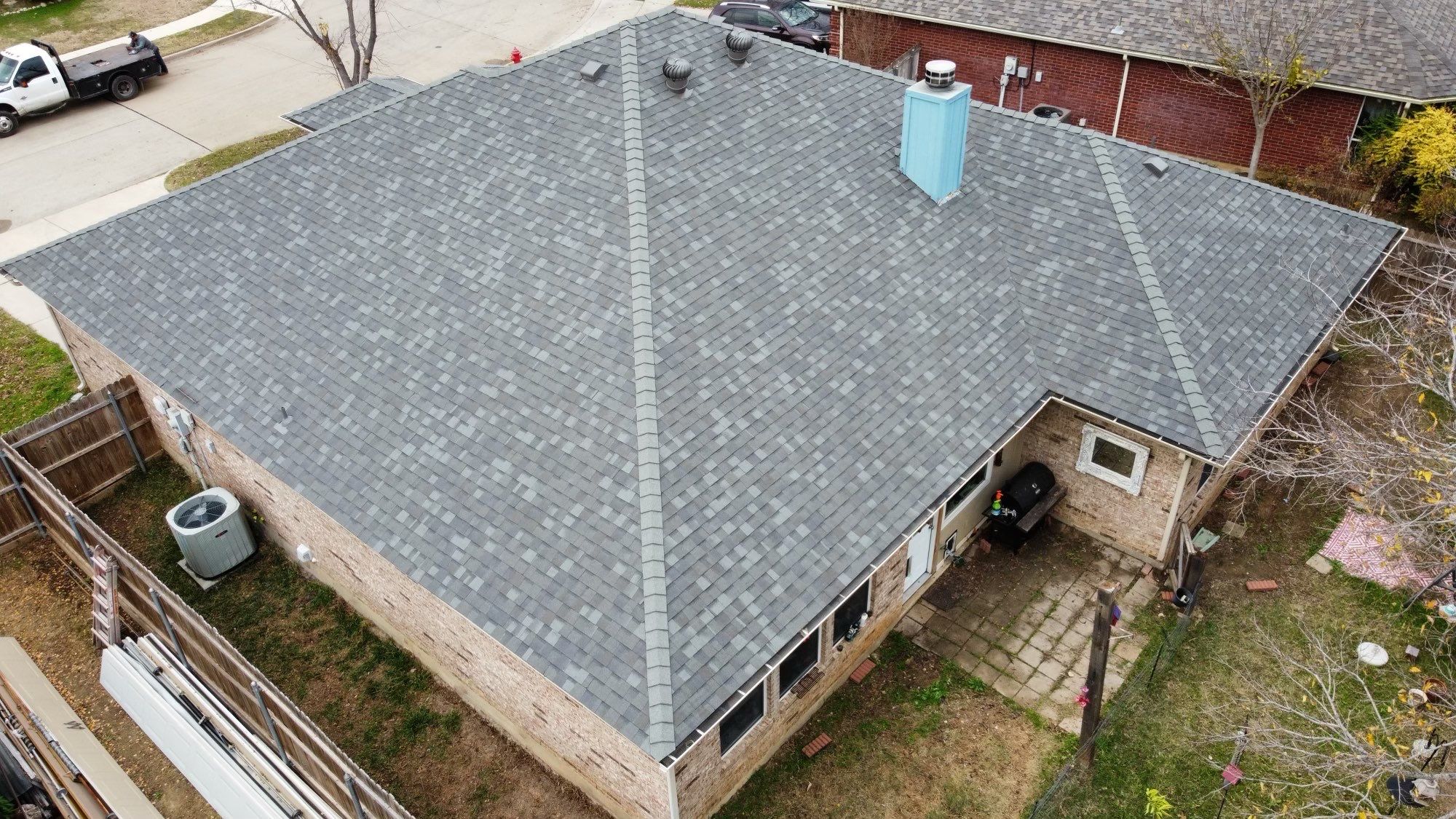 Residential Roofing Installation using CertainTeed Landmark MaxDef Georgetown Grey by OneSource Roofing and Restoration