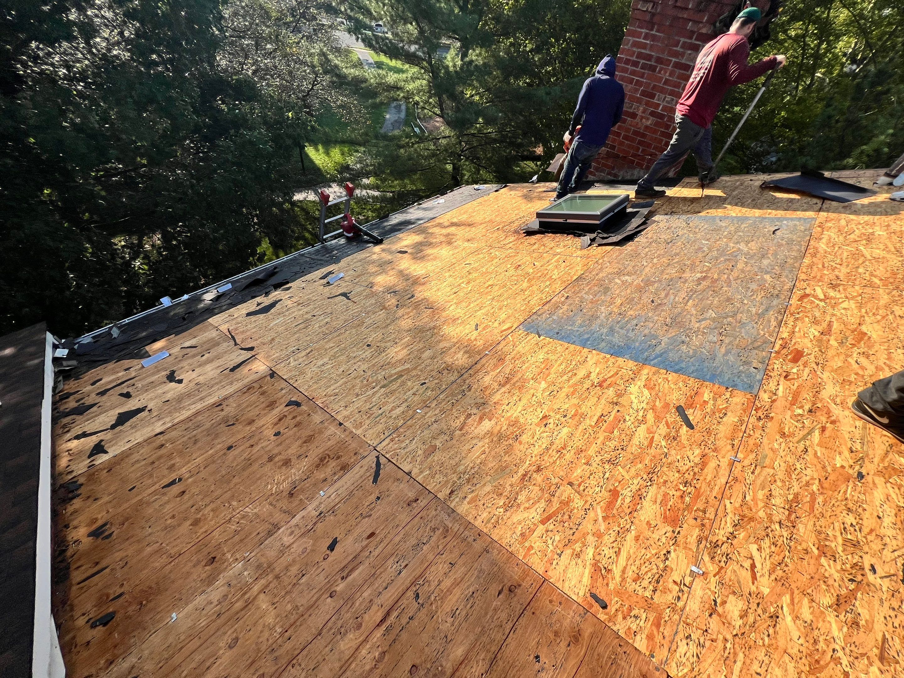 Architectural Shingle Roof Replacement and Skylight Installation in Frederick by Frederick Roof Repair