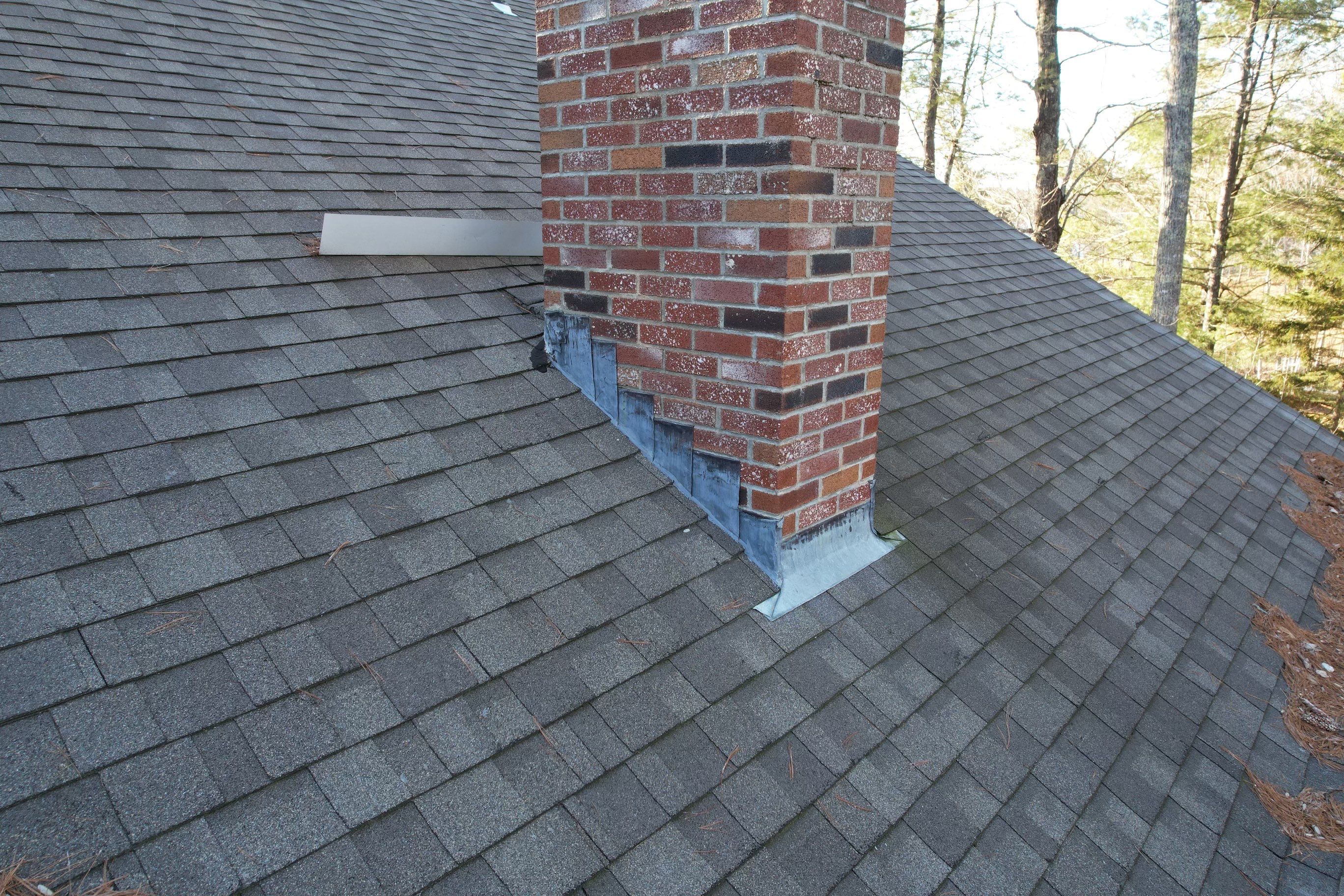 Failing Chimney? Not anymore!! by Tall pine roofing