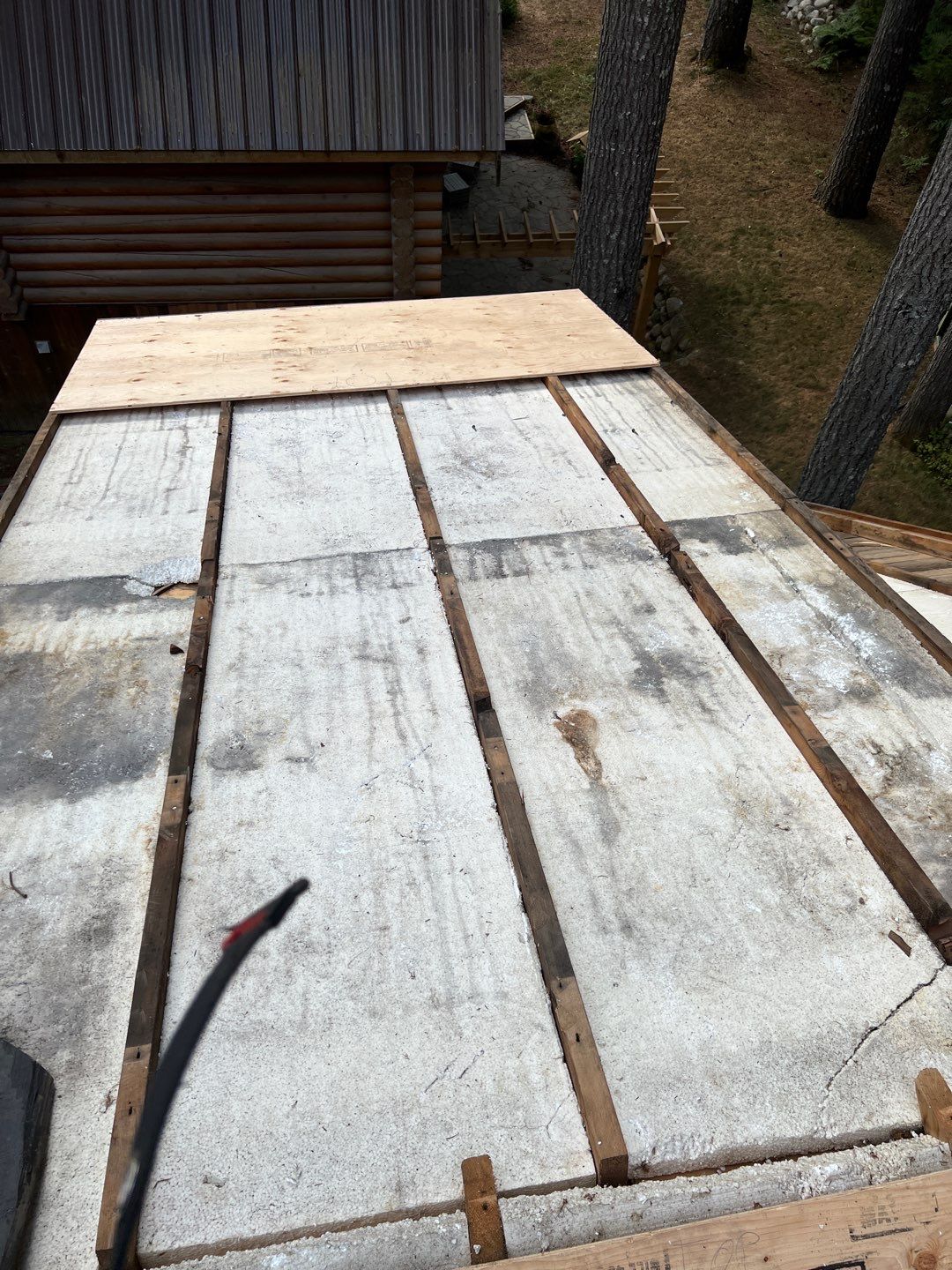 Residential ReRoofing Installation using 12" Prolok metal  by Top Notch Roofing Inc