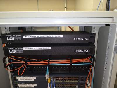 Structured cabling installation by CimaSolutions
