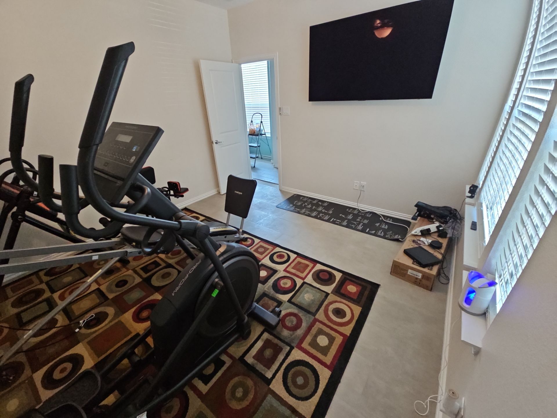 Carpet replacement with Tile and Red Oak Stairs by EL-GC LLC 