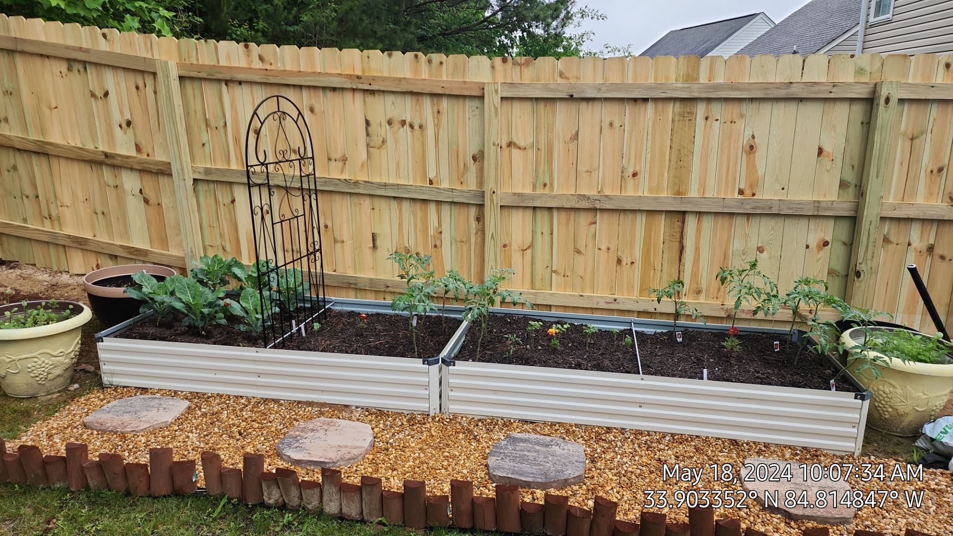 Dogear Wood Privacy Fence by Titans of Timber Fence & Stain