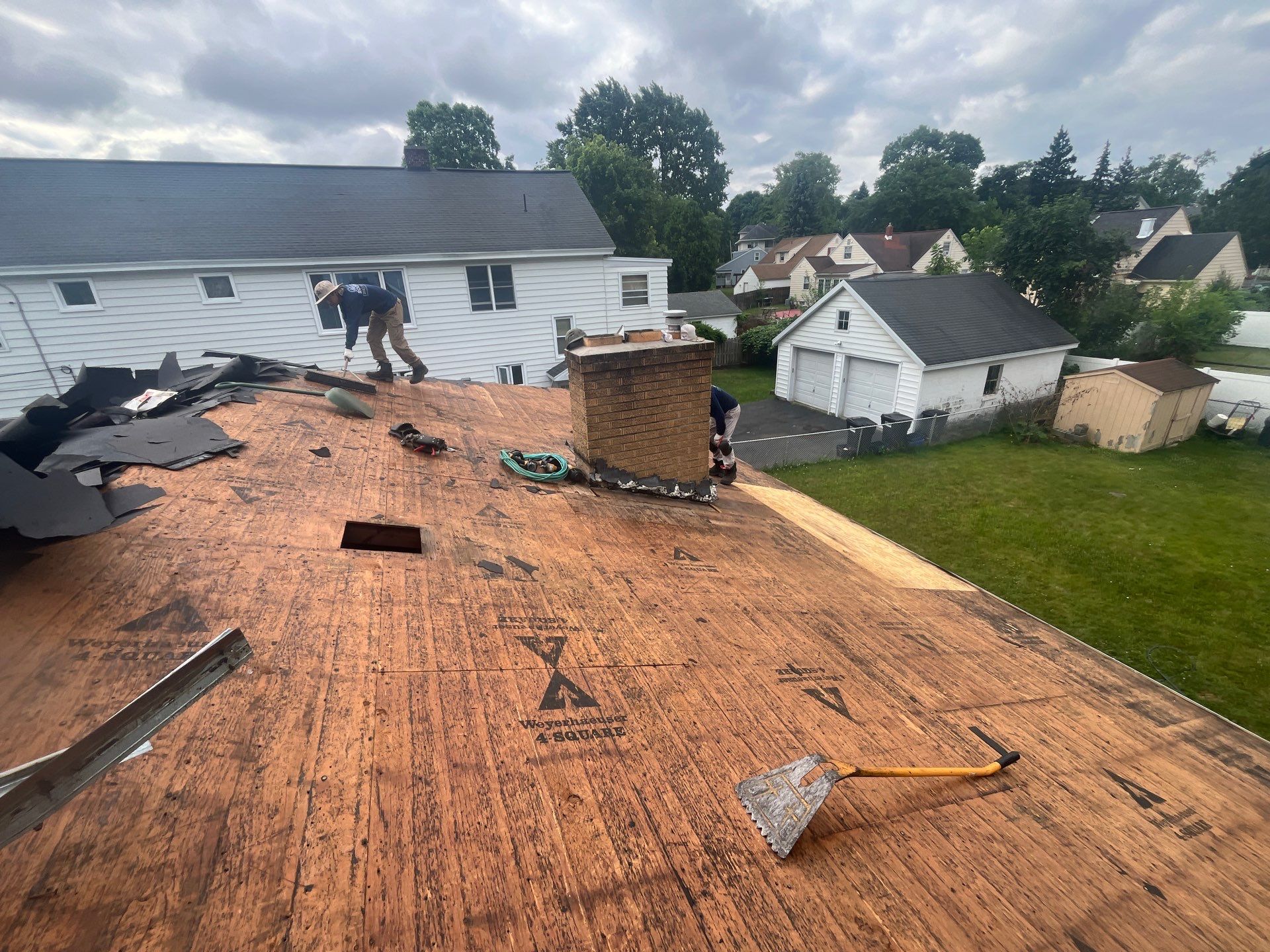 🏠 Roof Replacement Completed in Syracuse, NY | Owens Corning Shingles 🛠️ by Alpha Omega Roofing LLC