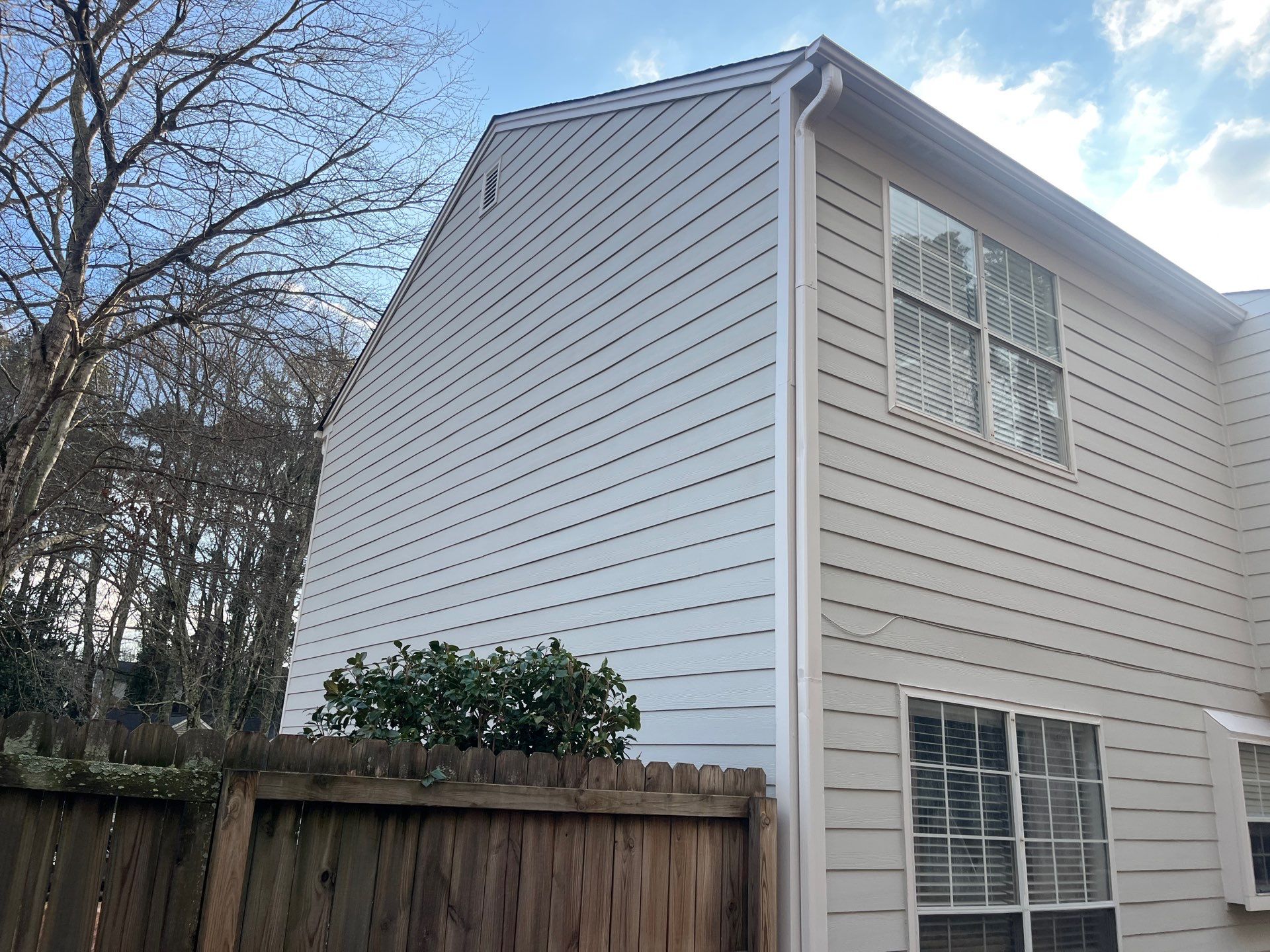 Rotten Wood Replacement and Exterior Painting using James Hardie and Sherwin-Williams SuperPaint by Nelson Exteriors