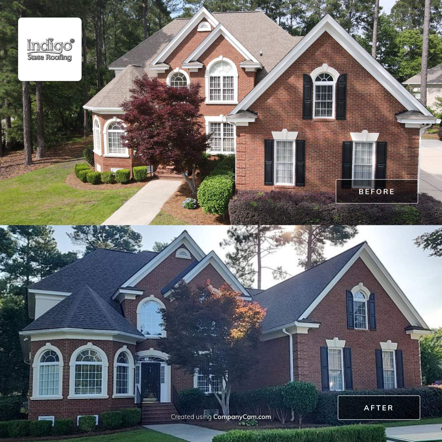 Insurance Approved Replacement using Owens Corning Duration-Teak by Indigo State Roofing