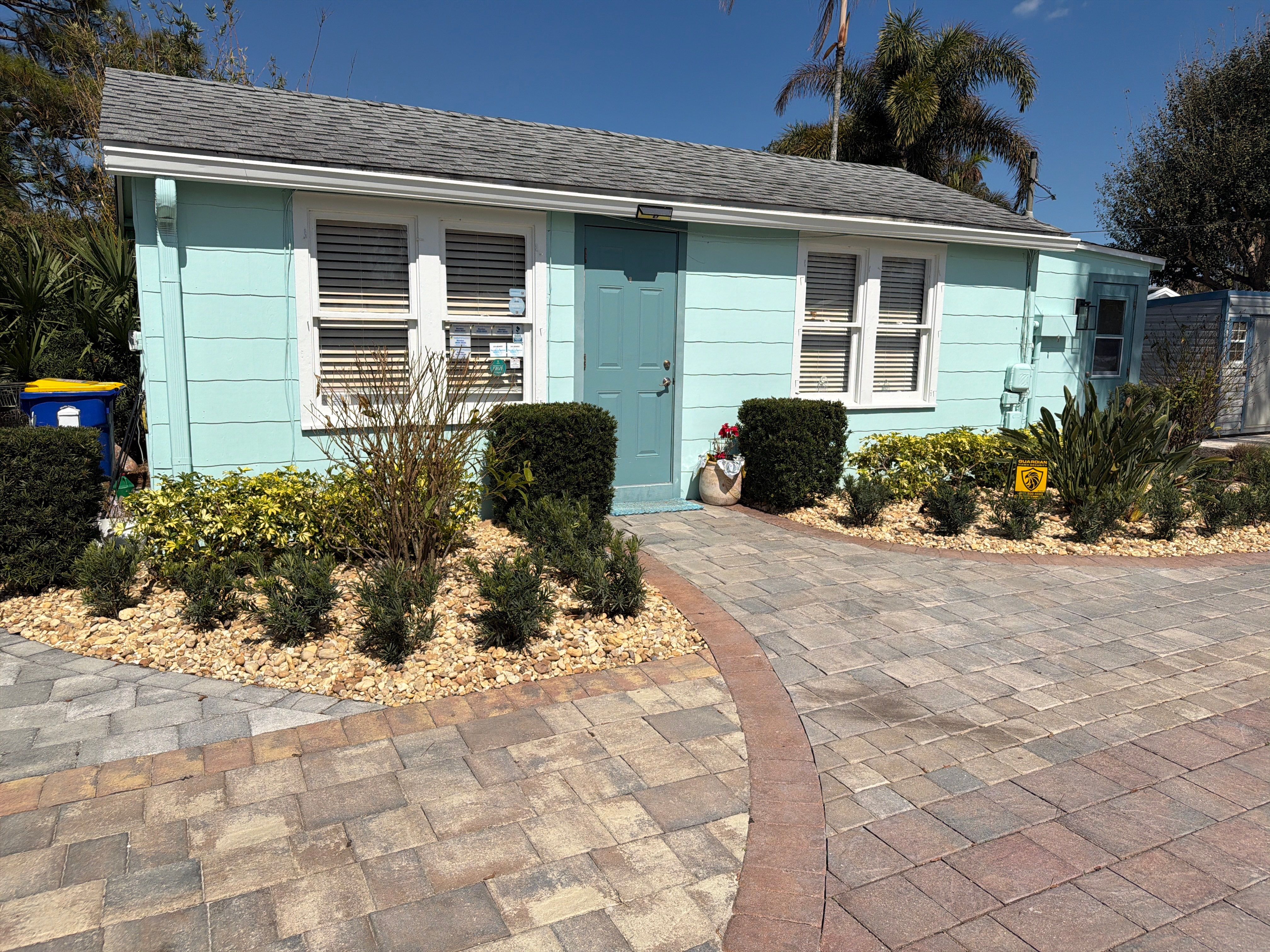 Alpha Zeta Office Front Landscape & Paver Renovation by Alpha Zeta Enterprises Inc