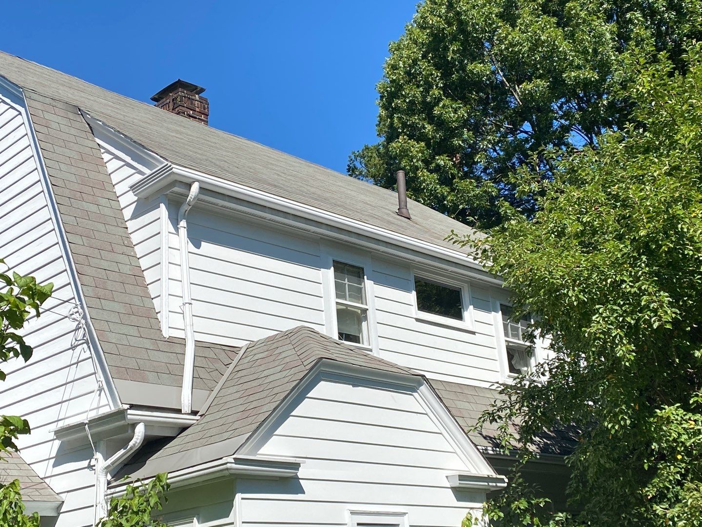 Newton, MA Gutter Installation using 4x5 FiberGlass Gutter by Gutter Pro Enterprises