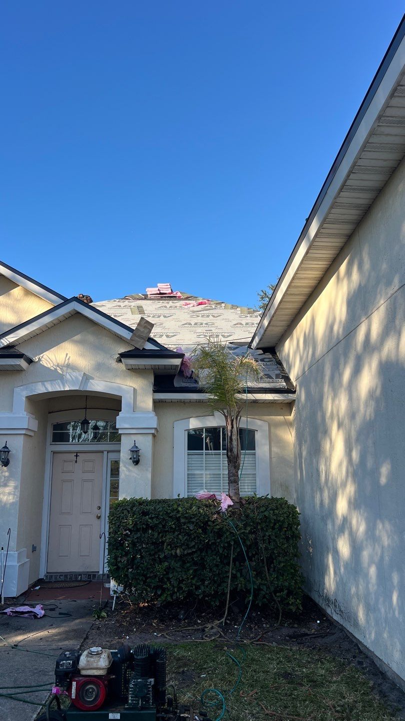 Residential Roofing Installation using Owens Corning TruDefinition Duration Shingles by Galaxy Builders, Inc.