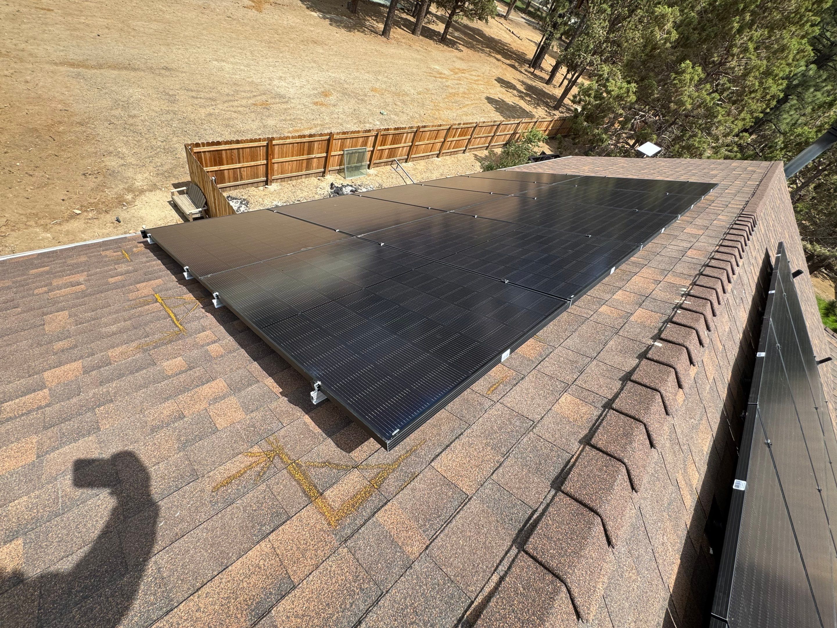 Big Bear Solar Power Installation with Tesla Powerwall by VIBE SOLAR