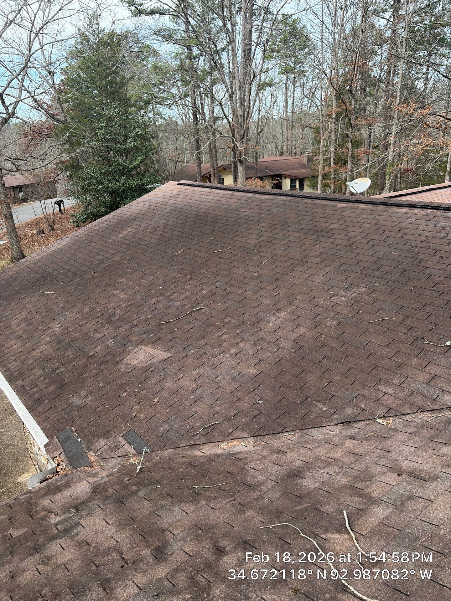 GAF Timberline HDZ Shingle Roof Replacement in Hot Springs Village by Temple Roofing and Exteriors