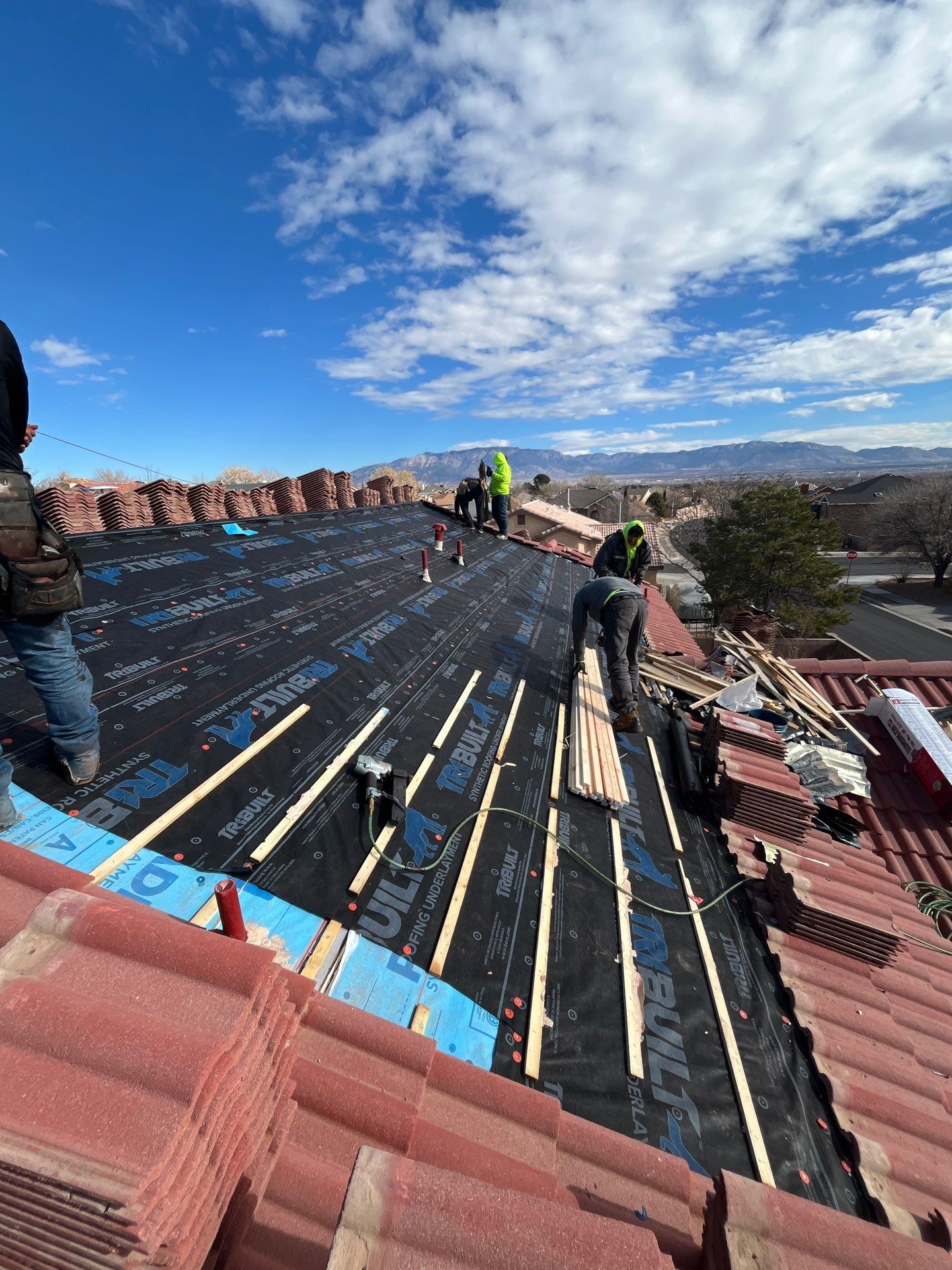 Spanish Red Concrete Tile by Reimagine Roofing