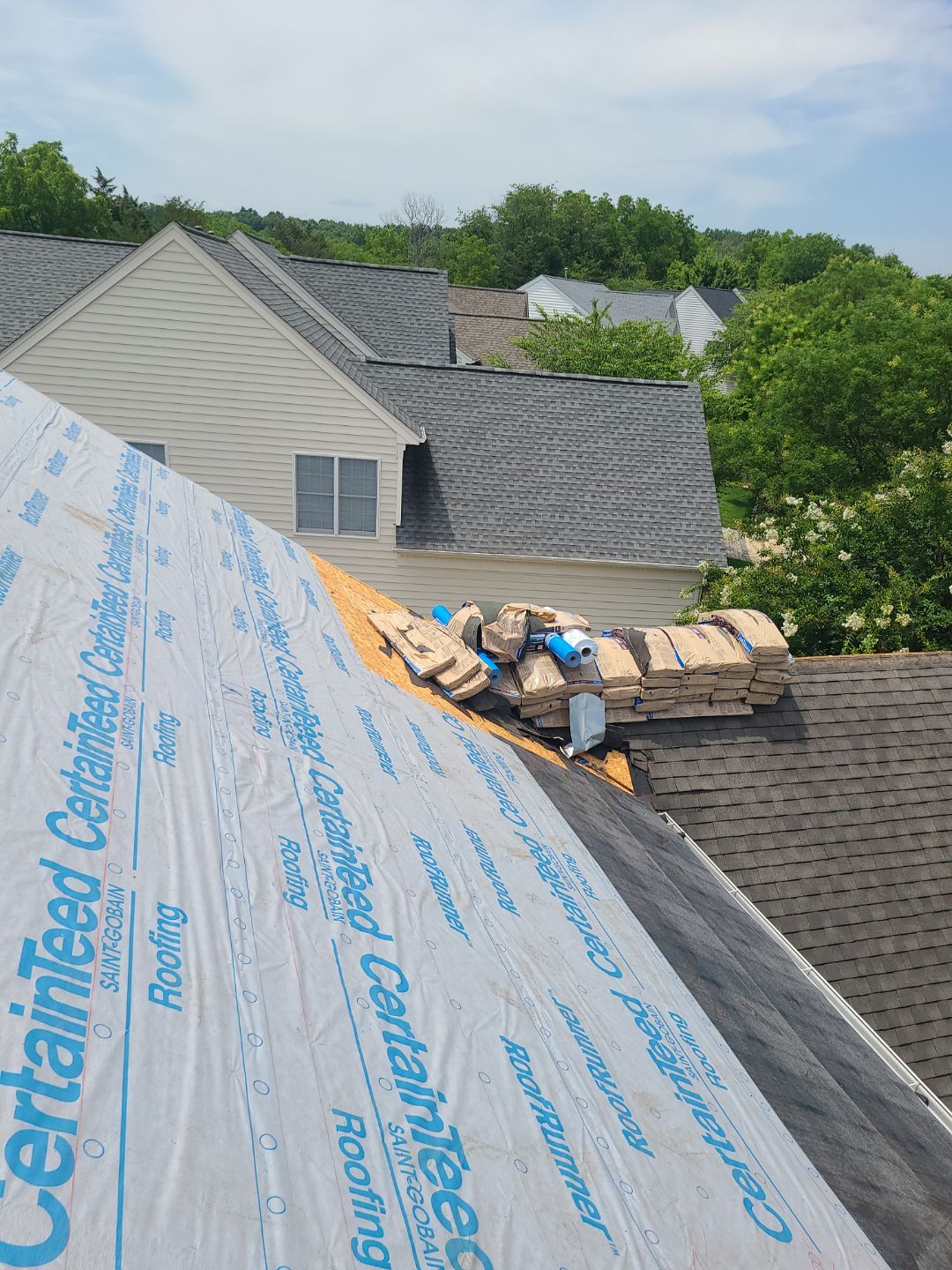 Haymarket: Roof Replacement with CertainTeed Landmark Pro Designer Shingles in Max Def Weathered Wood by RM Banning, Inc.
