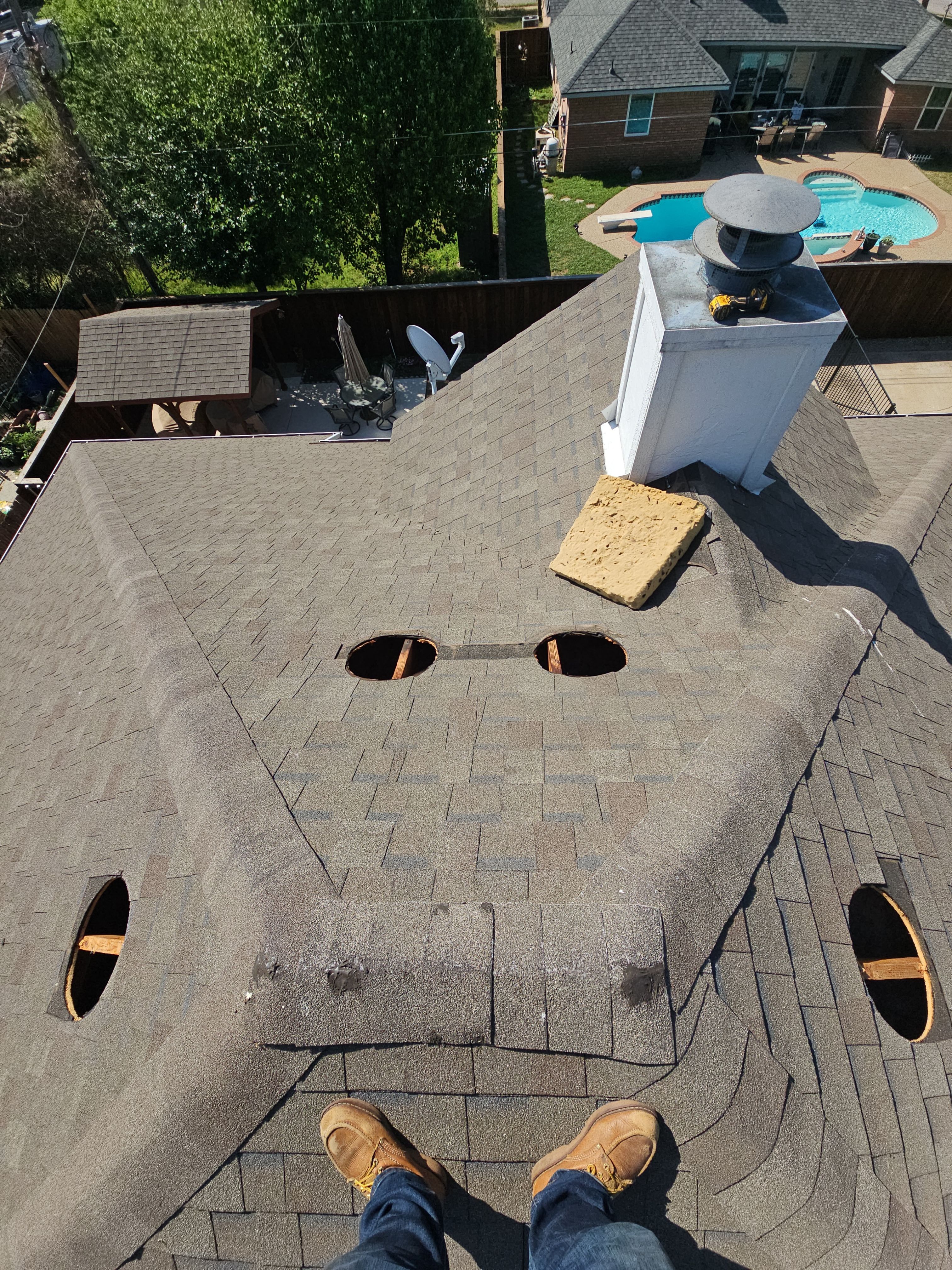 Roof Repair & Ventilation Upgrade in North Richland Hills, TX by road roofing llc