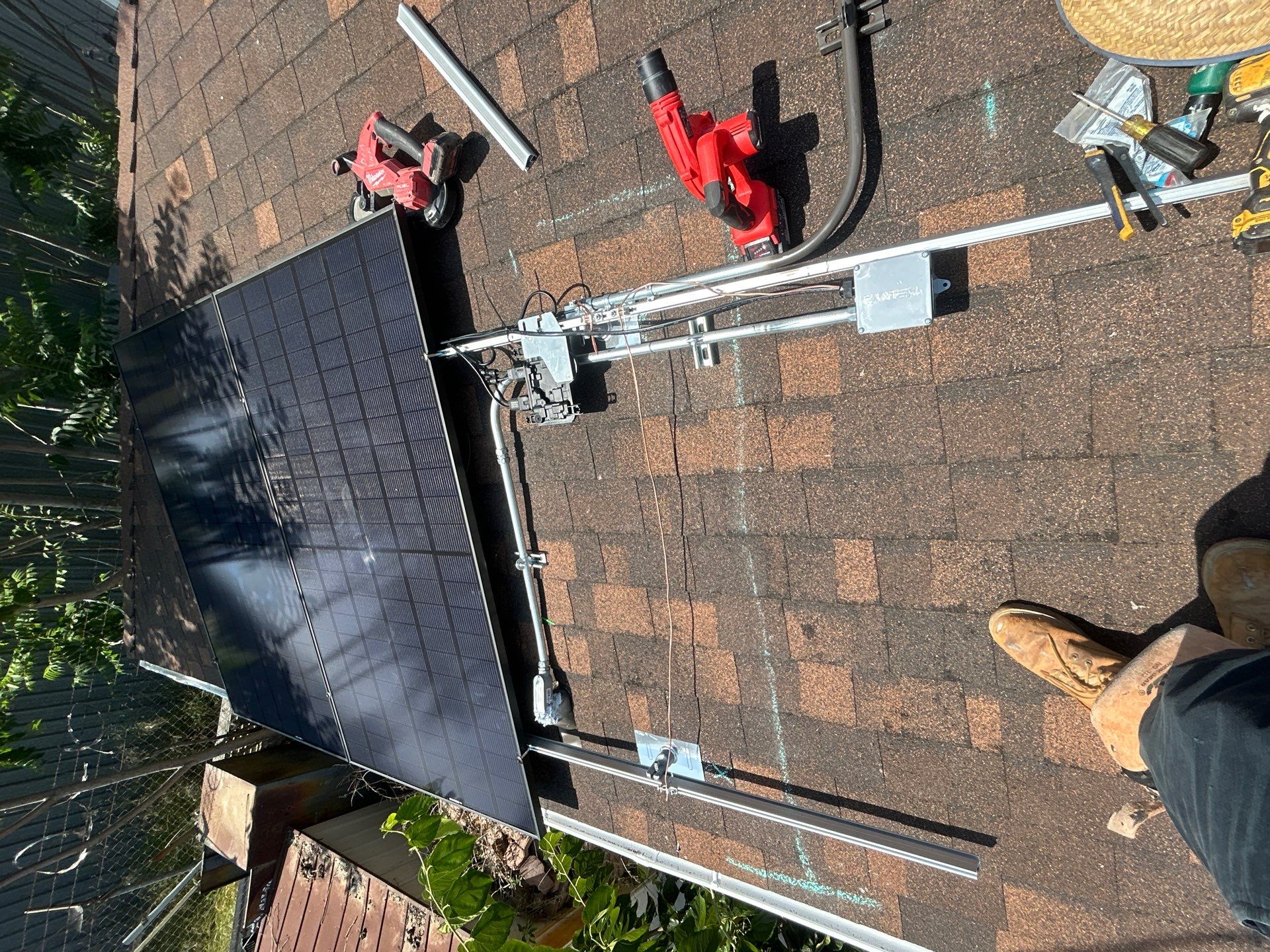 Eight Black Panels Solar Installation in Los Angeles by AWS Solar