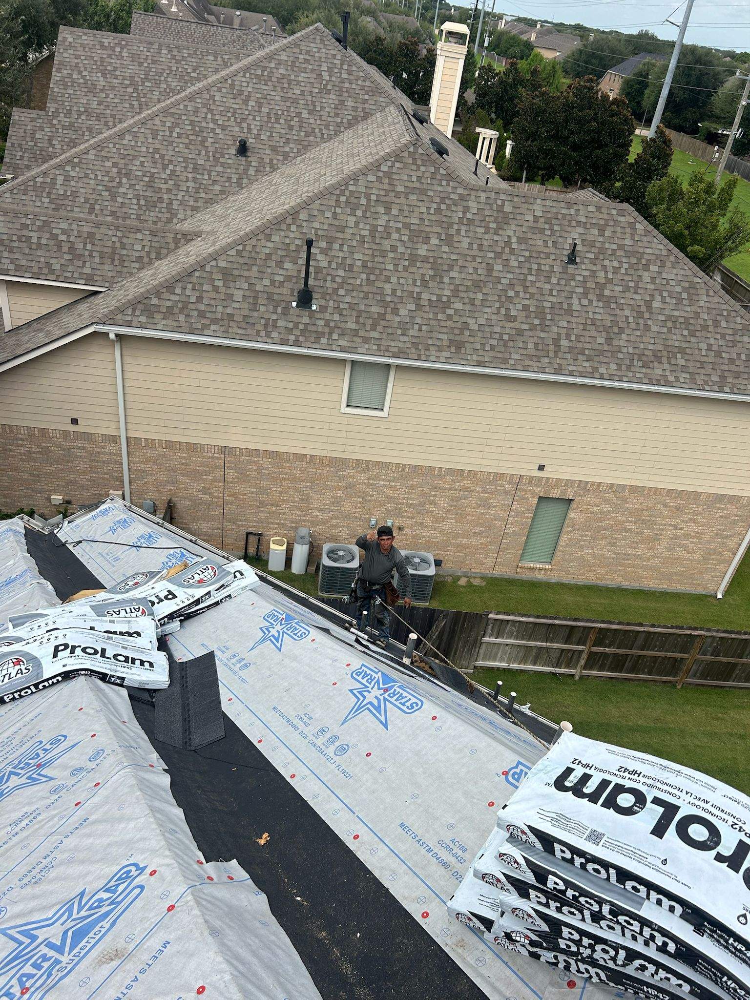Project in Sugar Land by Motion Roofing